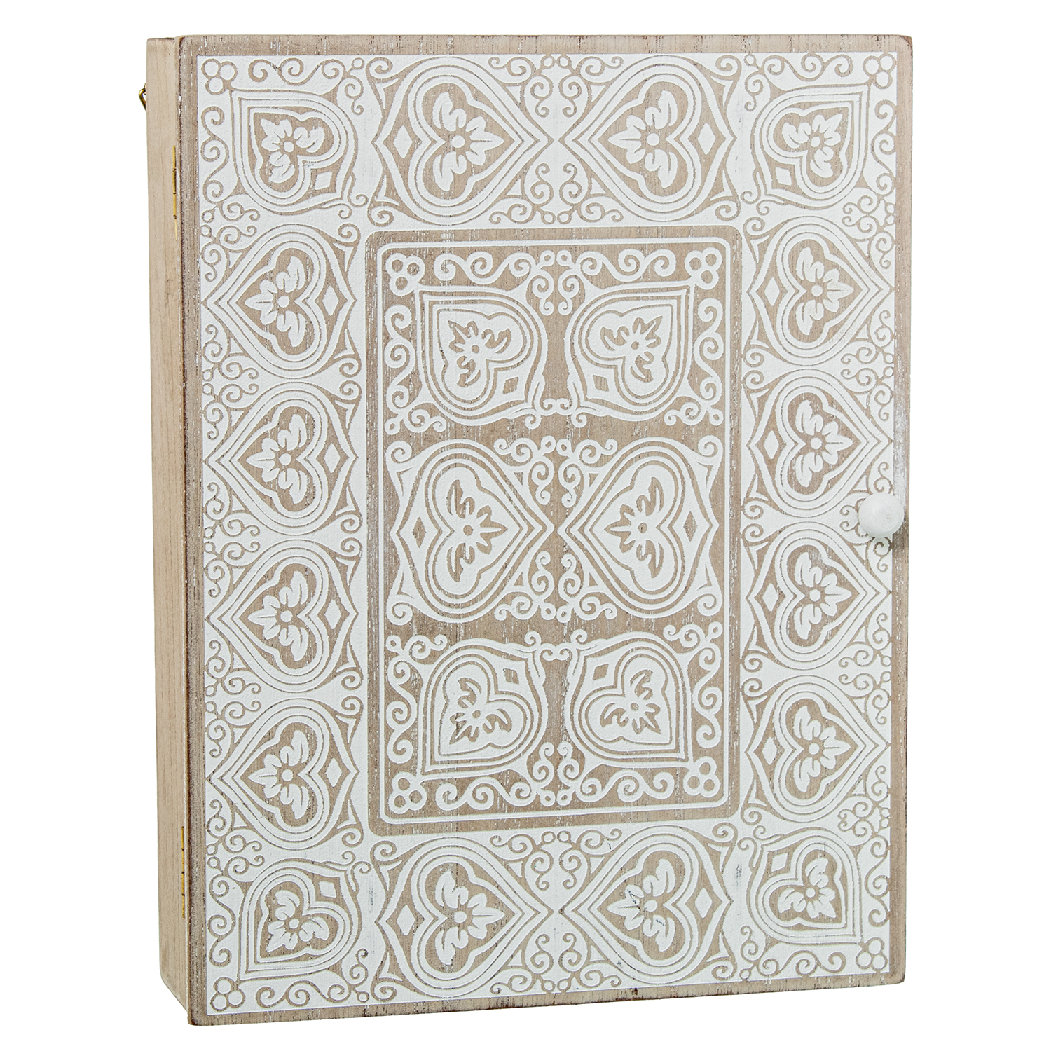 CAJA PORTA LLAVES MADERA