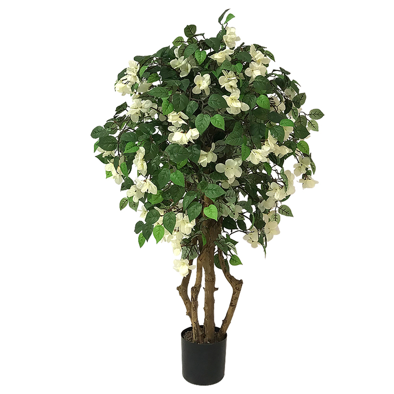 PLANTA ARTIFICIAL BUGAMBILIA 120 CM BLANCA