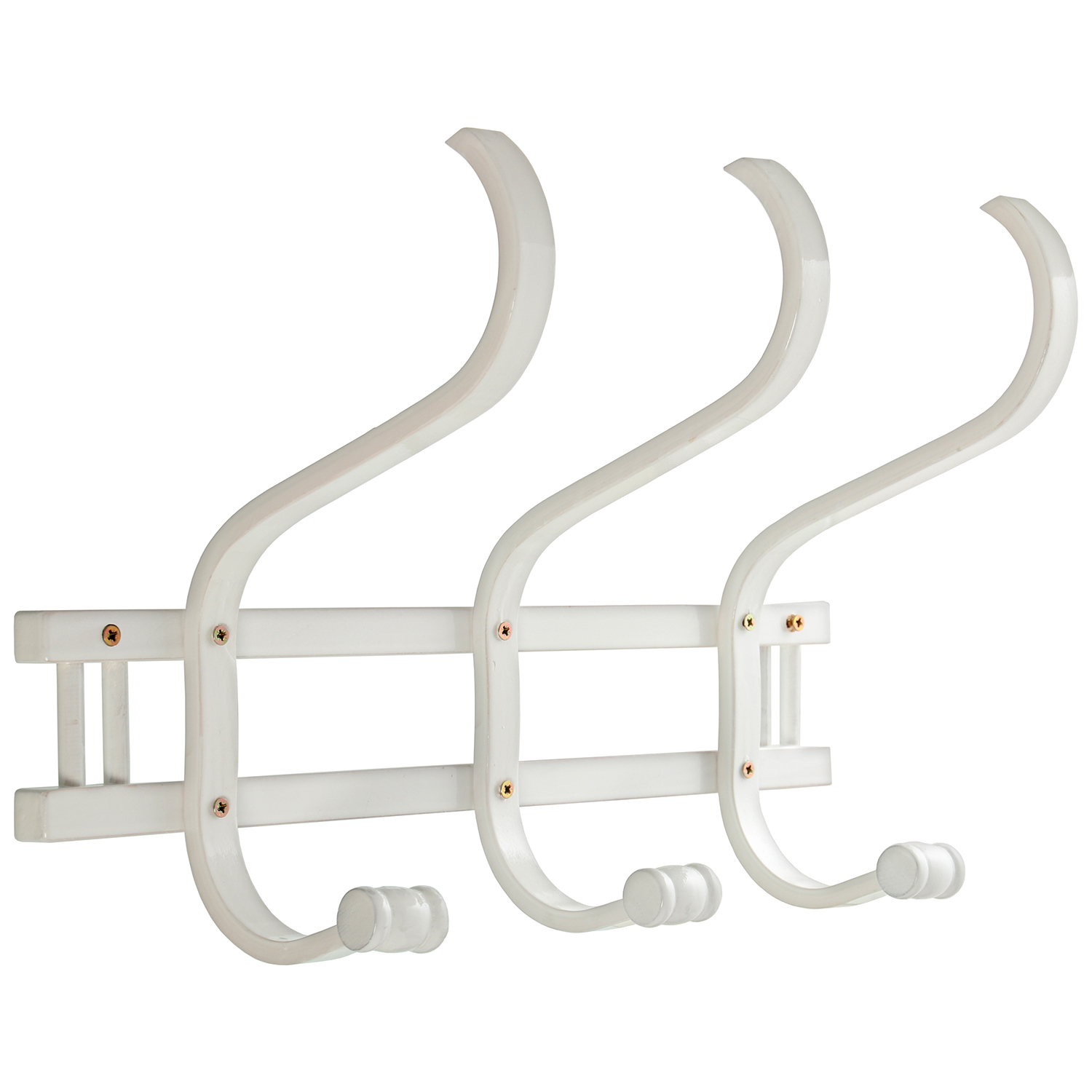 PERCHERO PARED MADERA 3 BRAZOS COLOR NOGAL