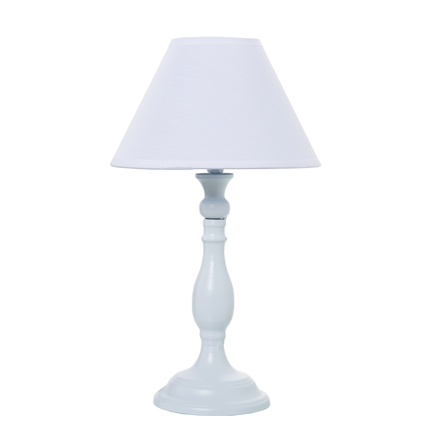LÁMPARA SOBREMESA METAL BLANCO