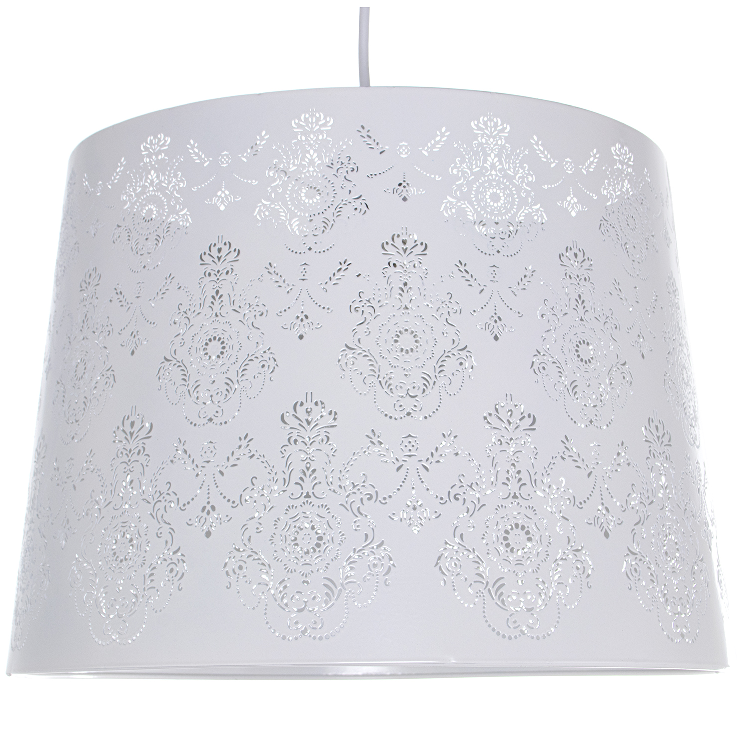 LÁMPARA TECHO METAL BLANCO, 1X