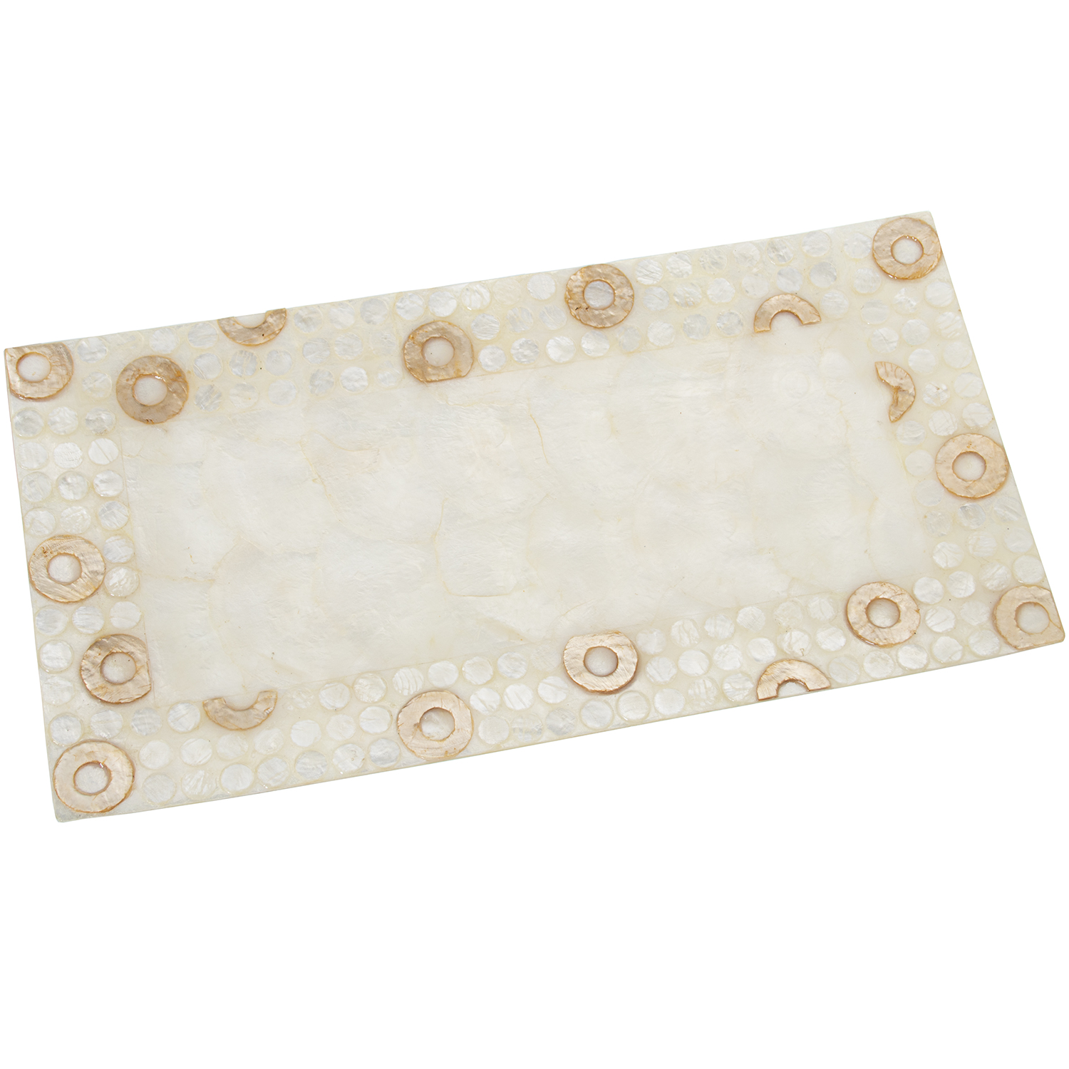 BANDEJA NACAR 40X20CM NATURAL