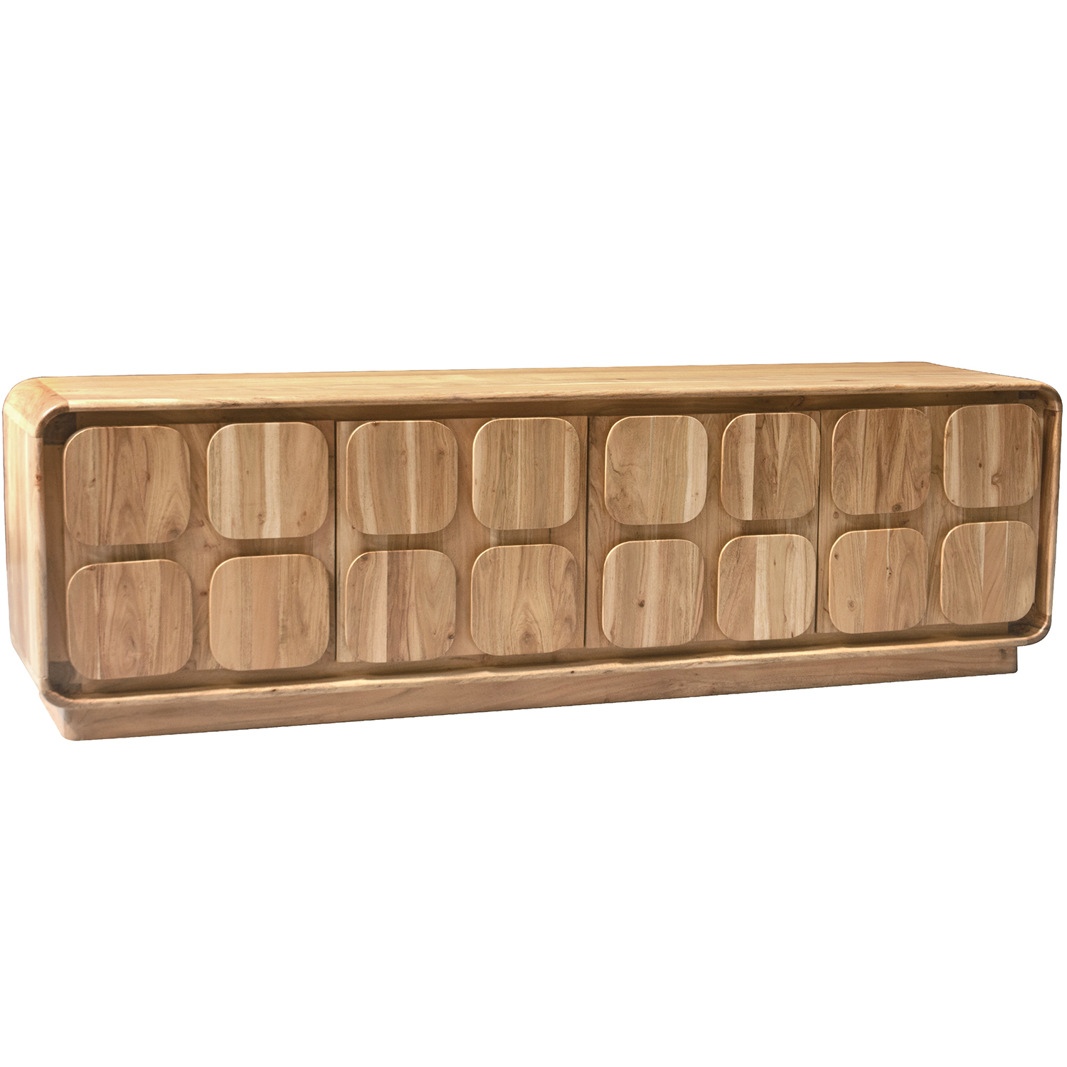 MUEBLE TV MADERA MANGO NATURALC/2 PUERTAS