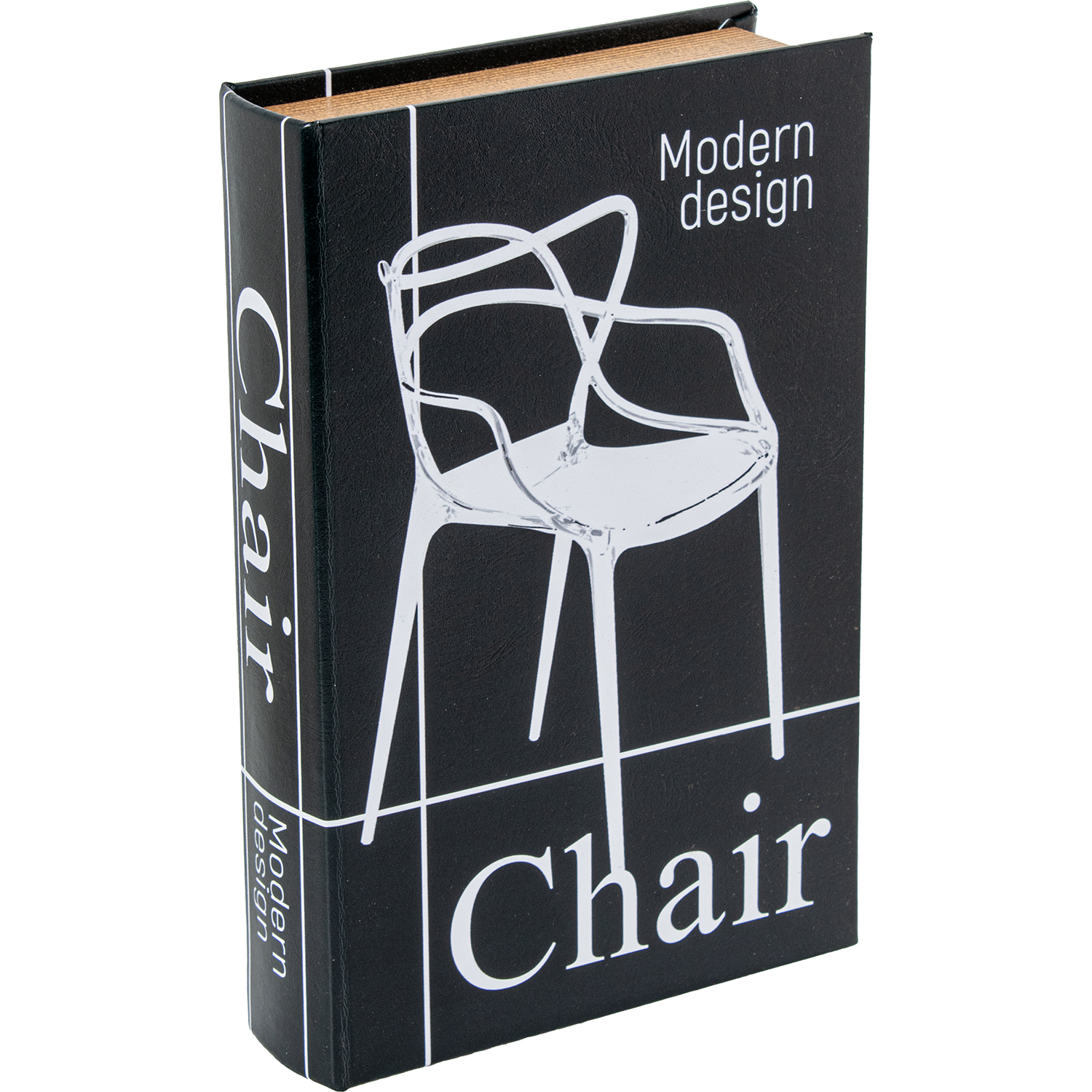 CAJA LIBRO MADERA DM C/CAJA CAUDALES METAL