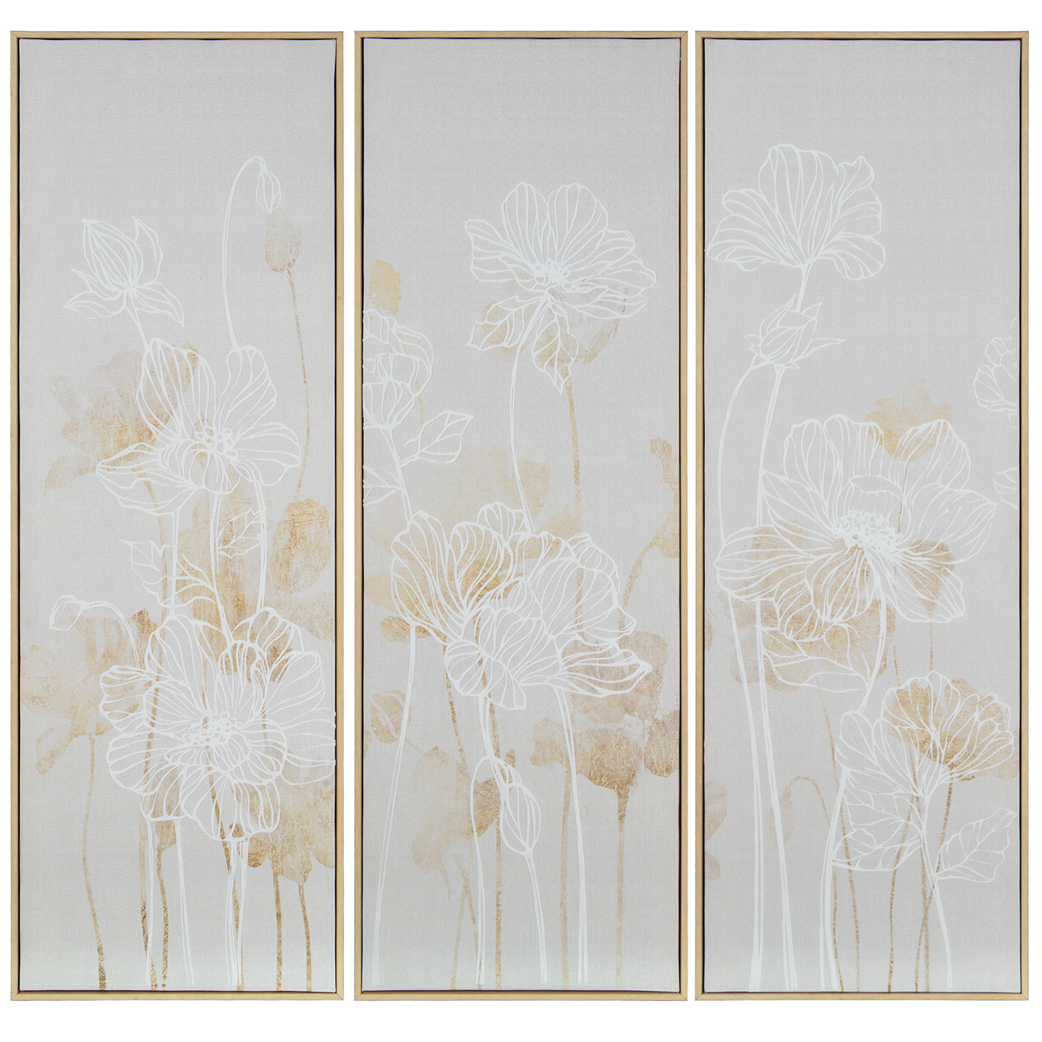 TRIPTICO LIENZO FLORESTO