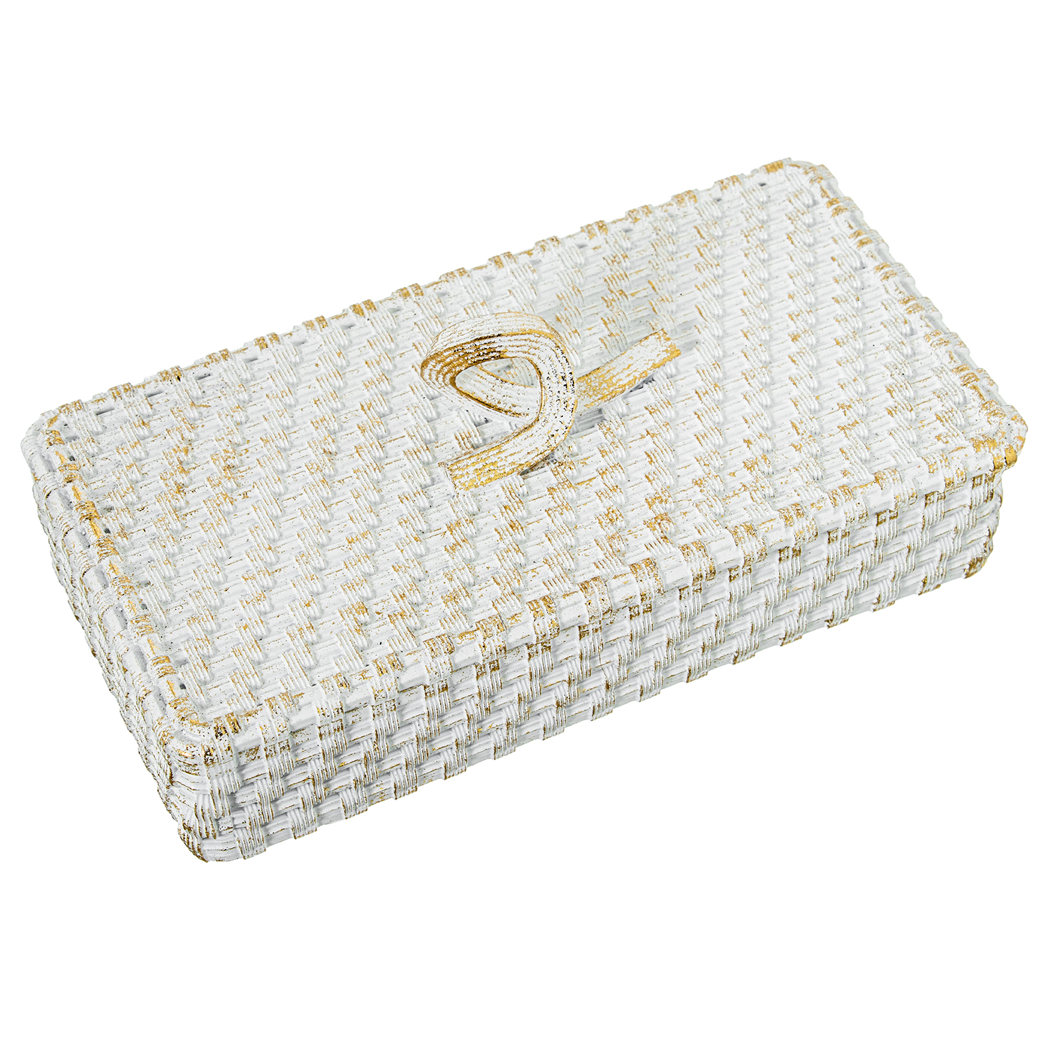 JOYERO RESINA BLANCO/DORADOCO/DORADO