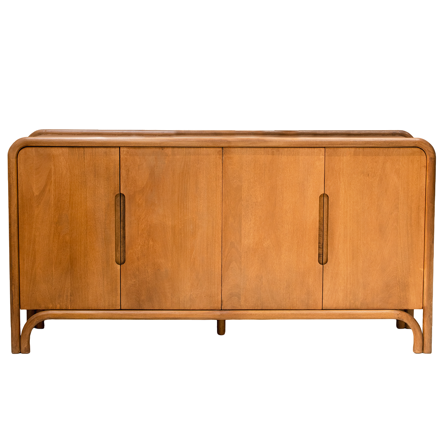 APARADOR MADERA MANGO C/4 PUERA C/4 PUERTAS