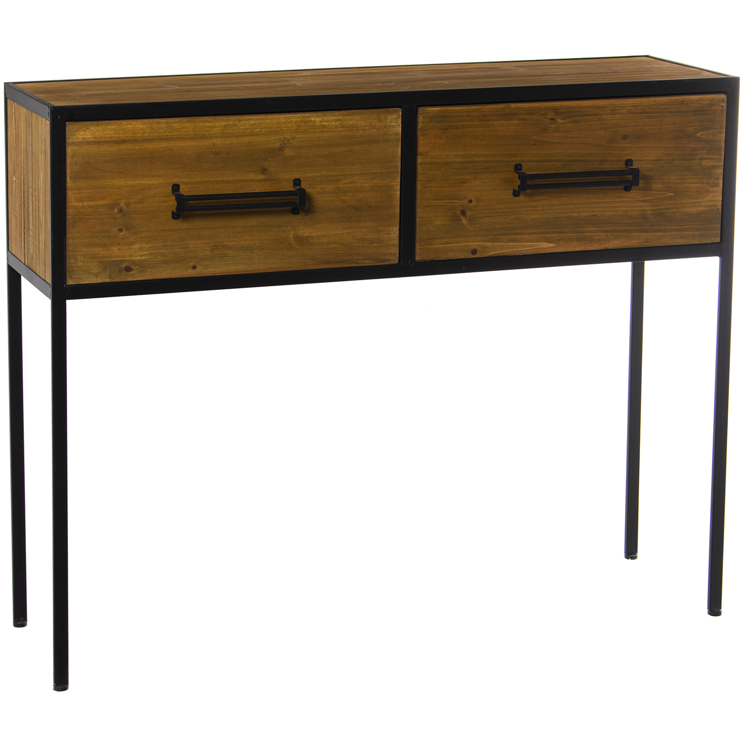 MESA DE ENTRADA MADERA METAL CS