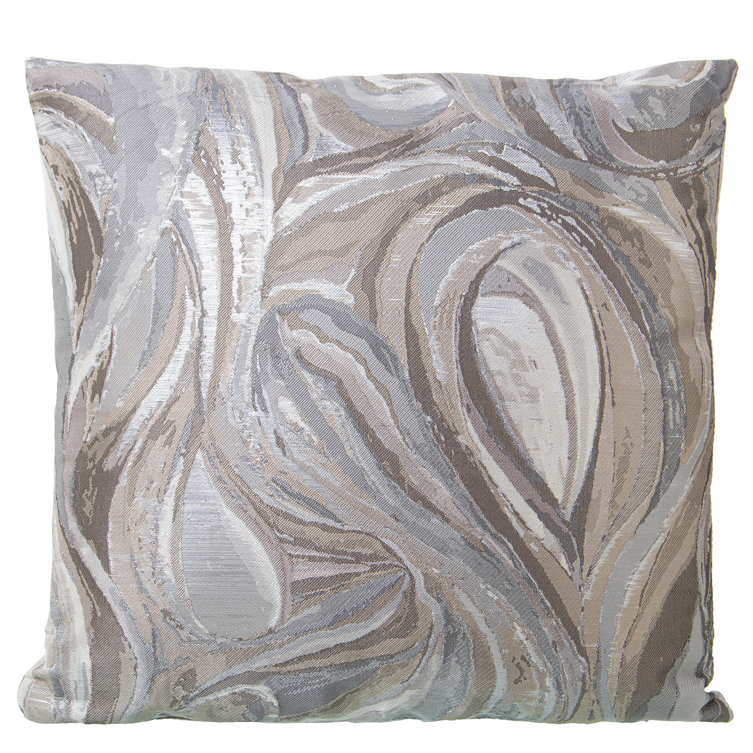 COJÍN 43X43CM POLIÉSTER GRISC/ C/CREMALLERA