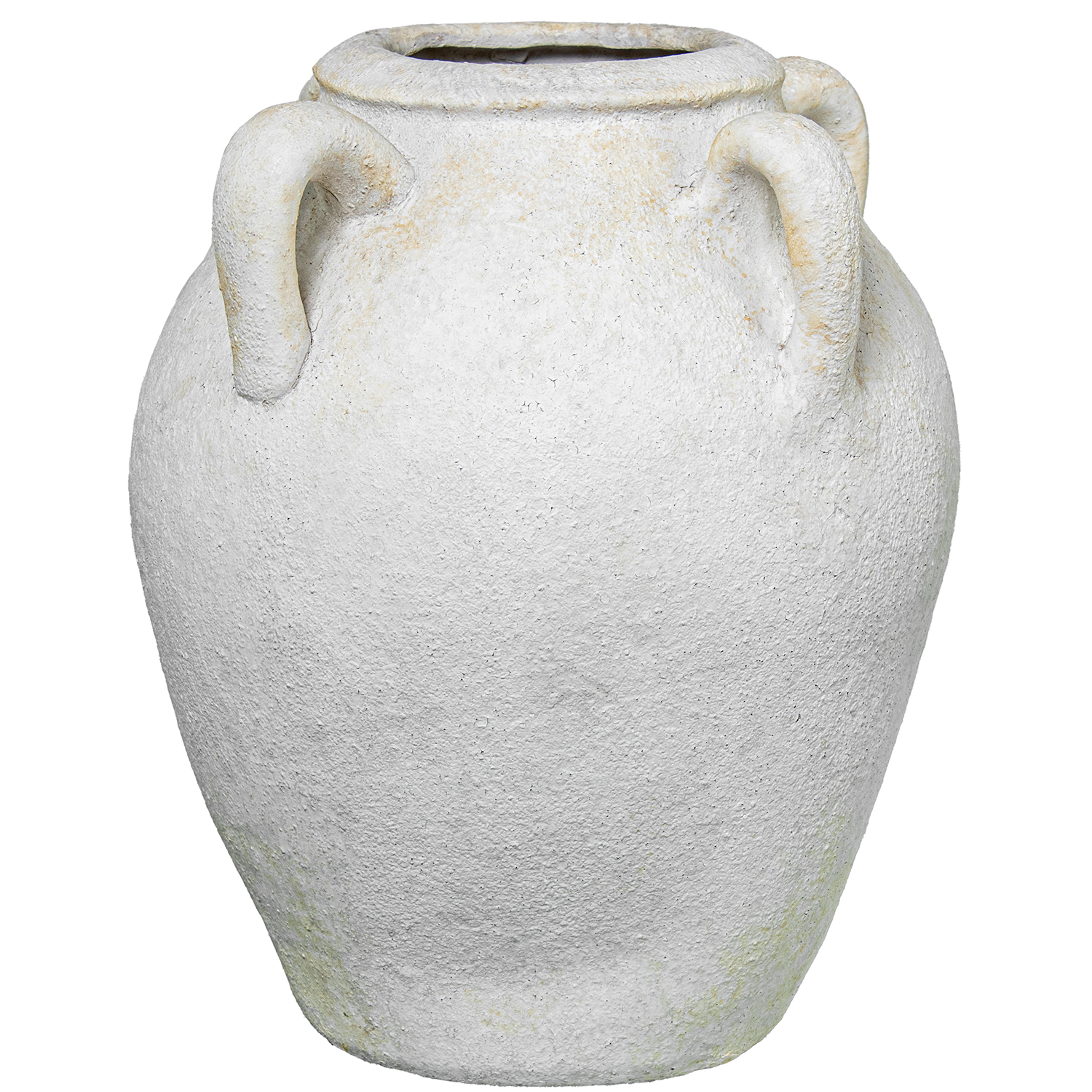 JARRÓN CERAMICA C/ASAS 30CM BLSTICO