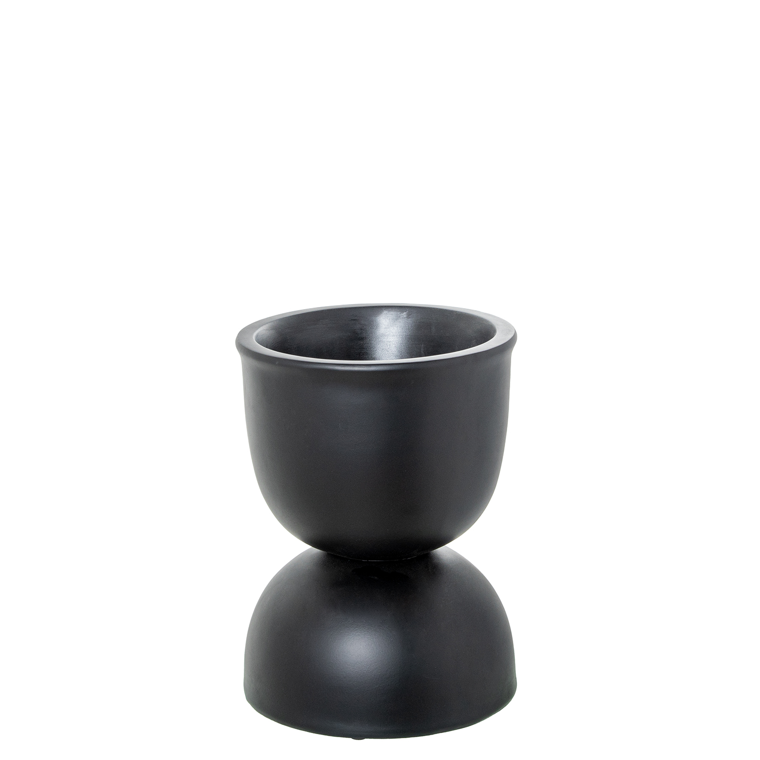 MACETERO RESINA 49CM NEGRO