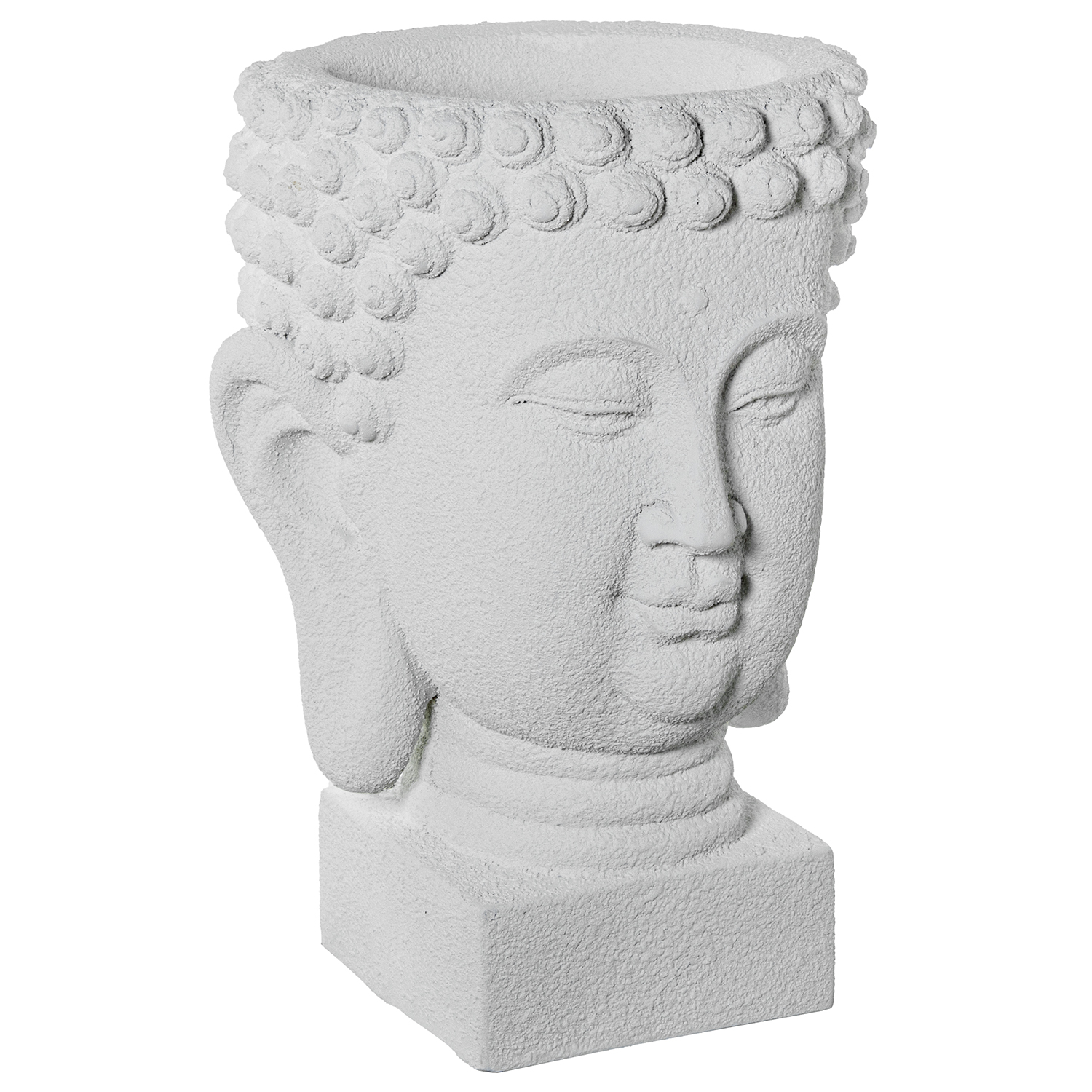 MACETERO BUDA RESINA BLANCO GR