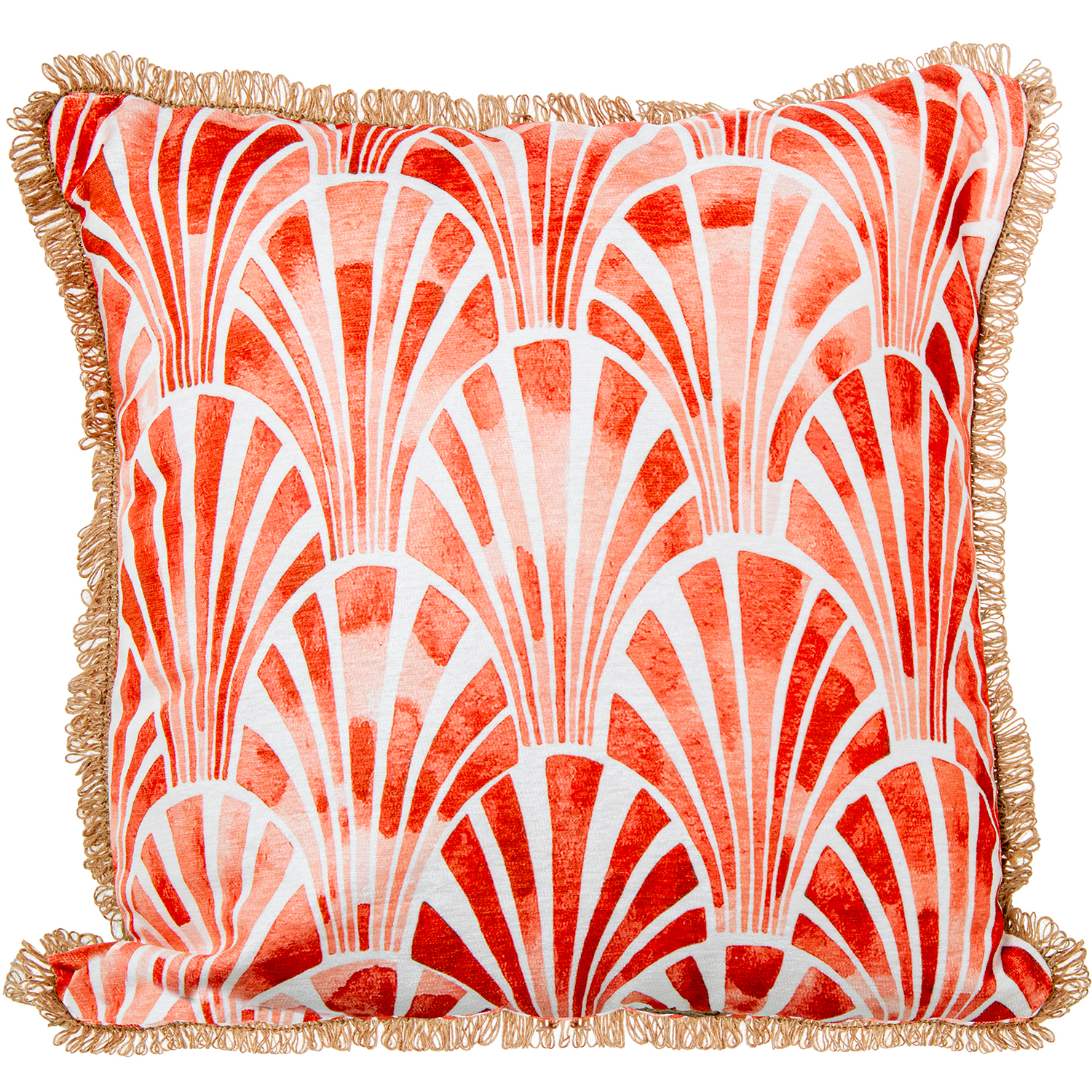 COJÍN 45X45CM 100% POLIÉSTER NRIS/BLANCO