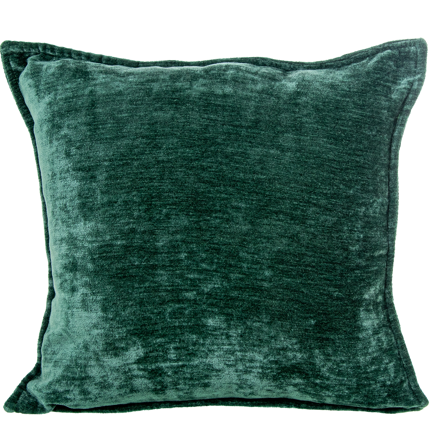COJÍN 45X45CM TERCIOPELO 100%POLIÉSTER AZUL PETRÓLEO