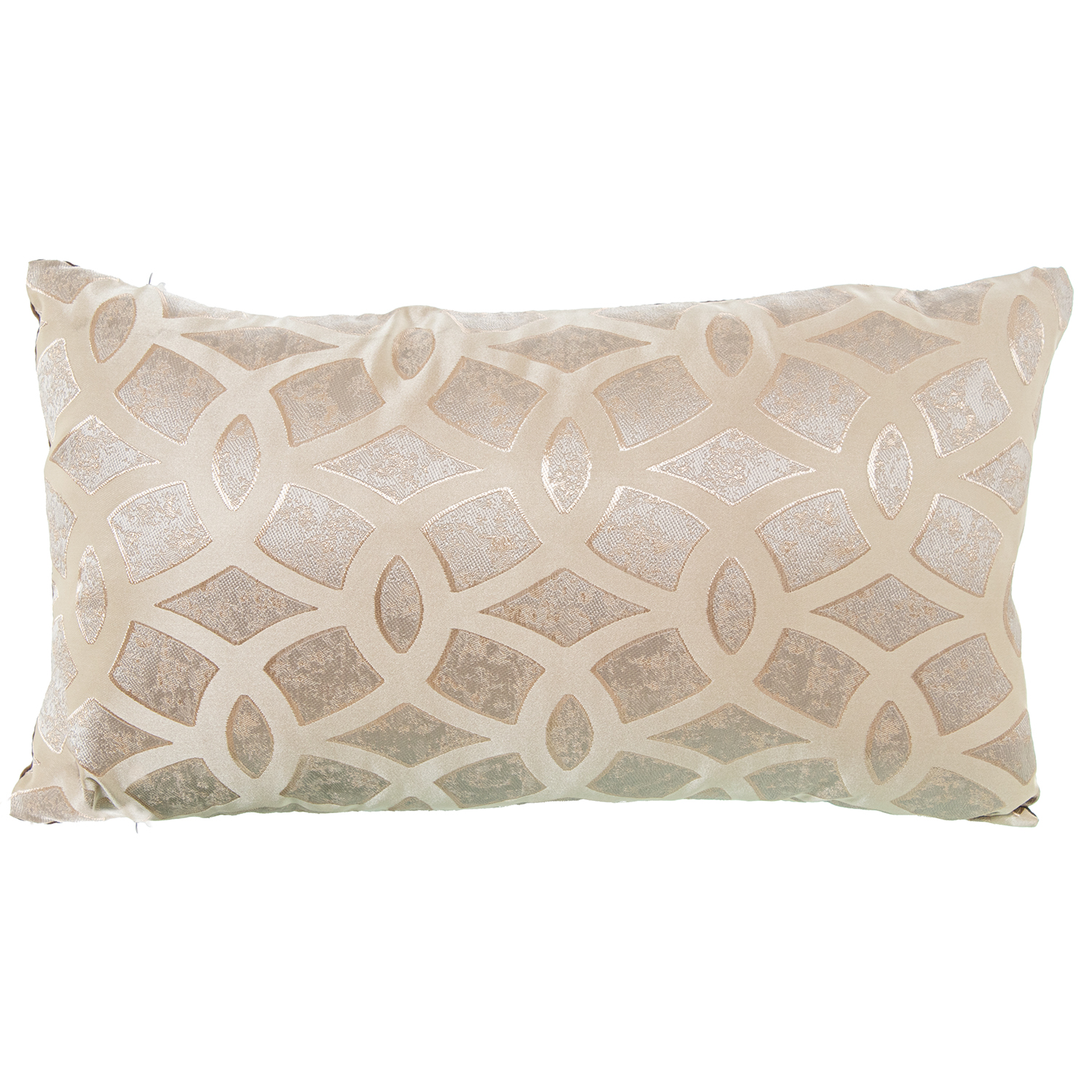 COJÍN 50X30CM CREMA 100% POLIÉSTER
