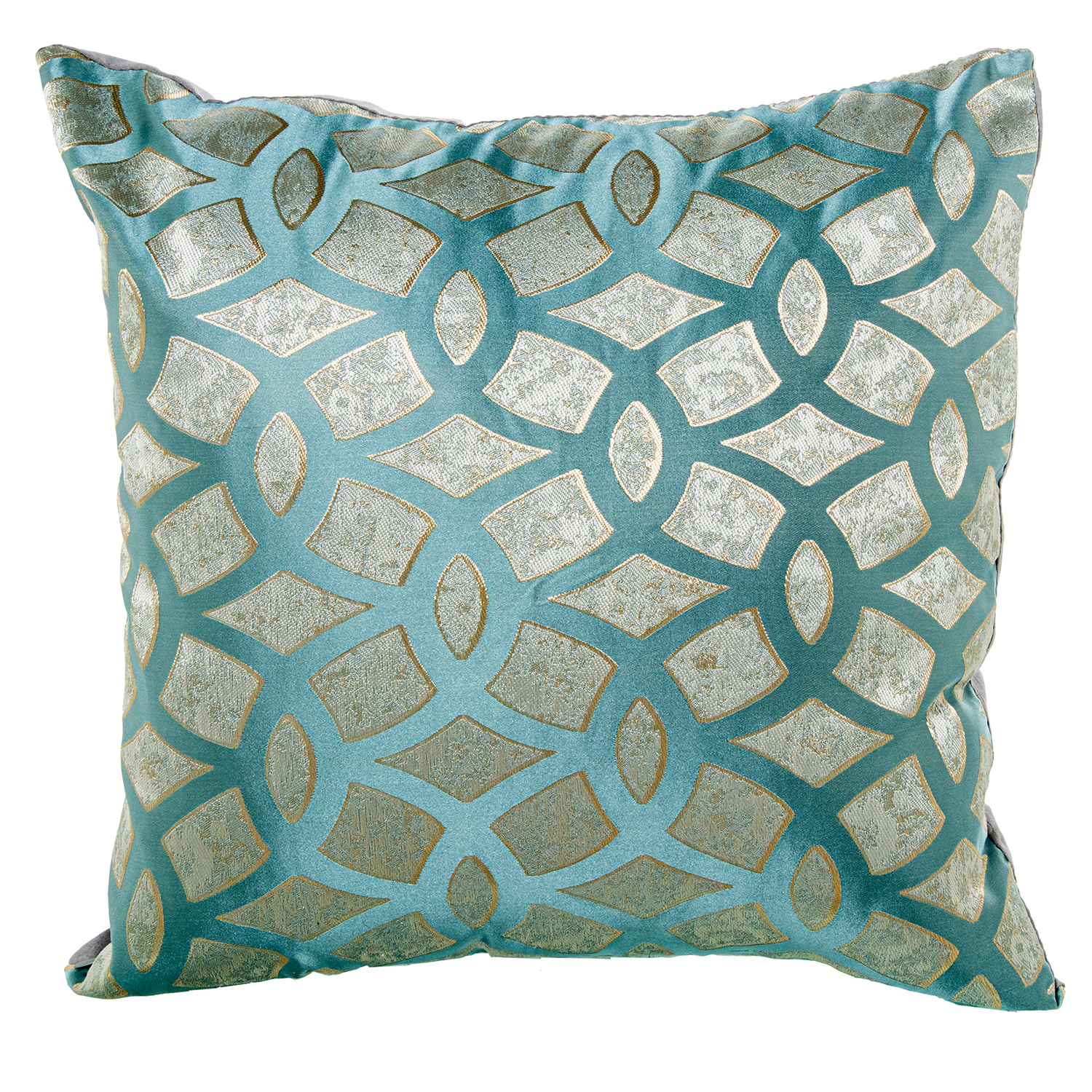 COJÍN 45X45CM AZUL 100% POLIÉS100% POLIÉSTER