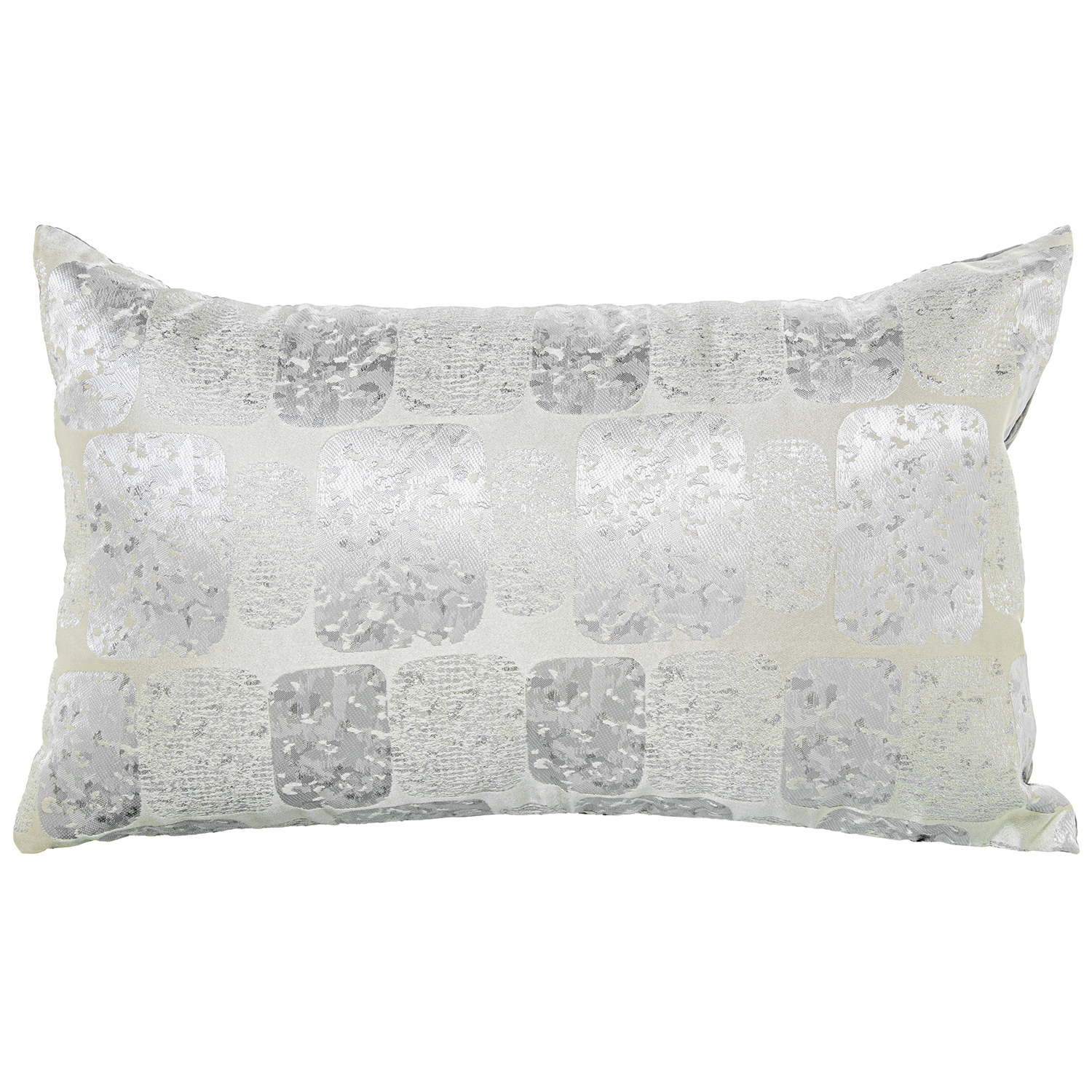 COJÍN 50X30CM GRIS 100% POLIÉSTER
