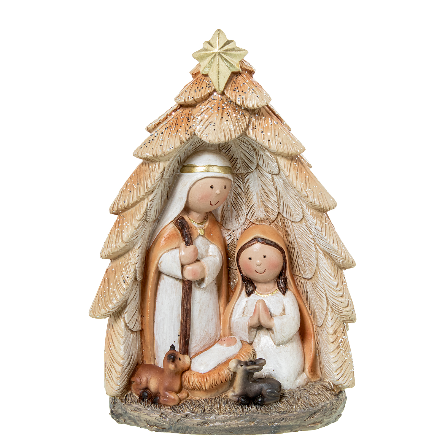 FIGURA RESINA PORTAL DE BELEN16CM