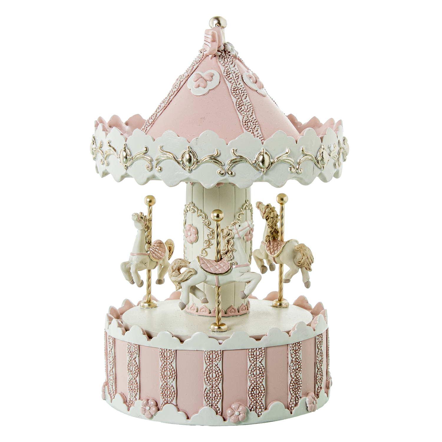 FIGURA RESINA TIOVIVO ROSA MUSESINA