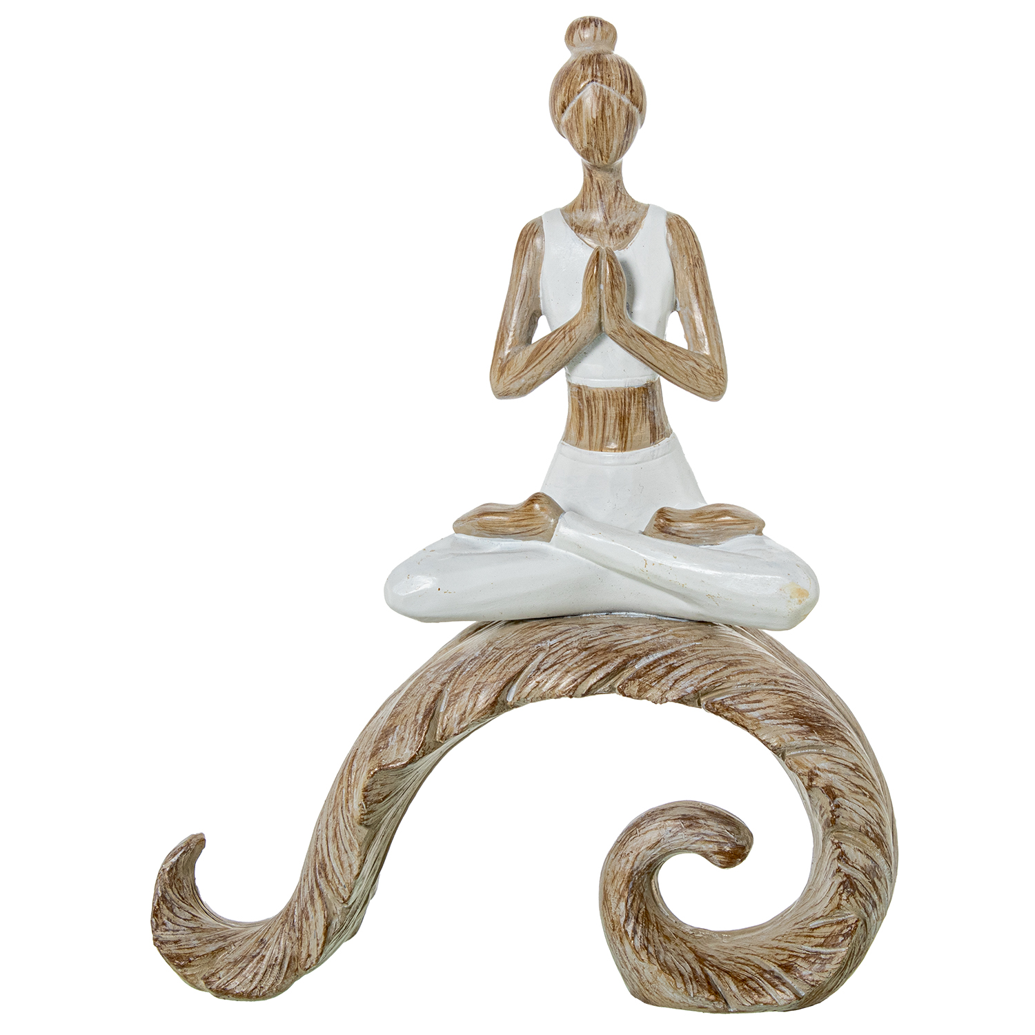 FIGURA RESINA BUDA EN PEDESTAL