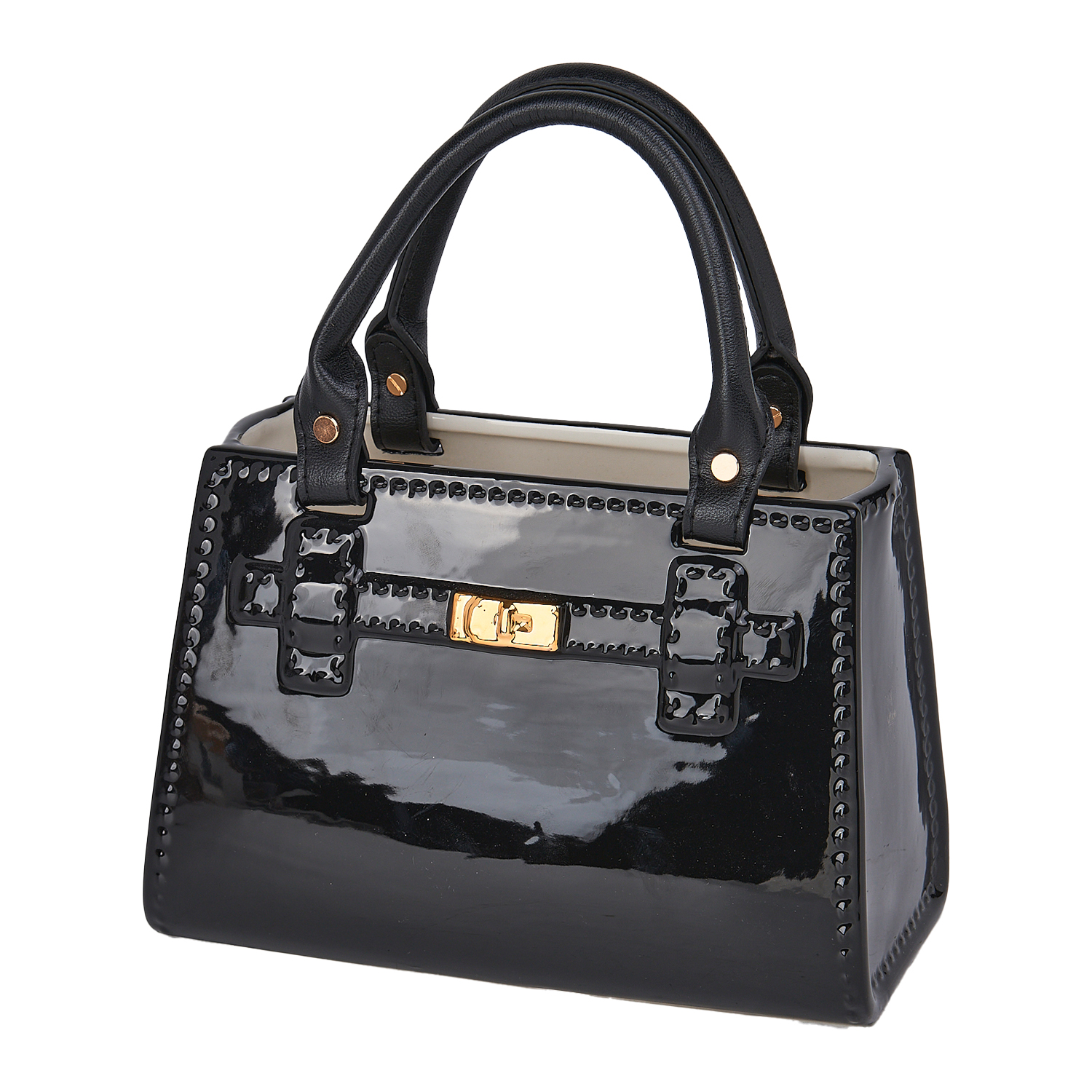 FIGURA CERAMICA BOLSO NEGRO