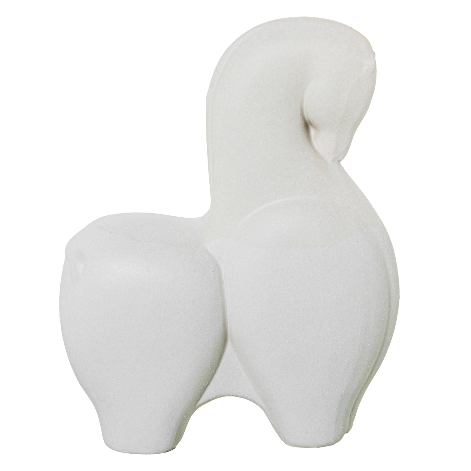 FIGURA CERÁMICA CABALLO BLANCO