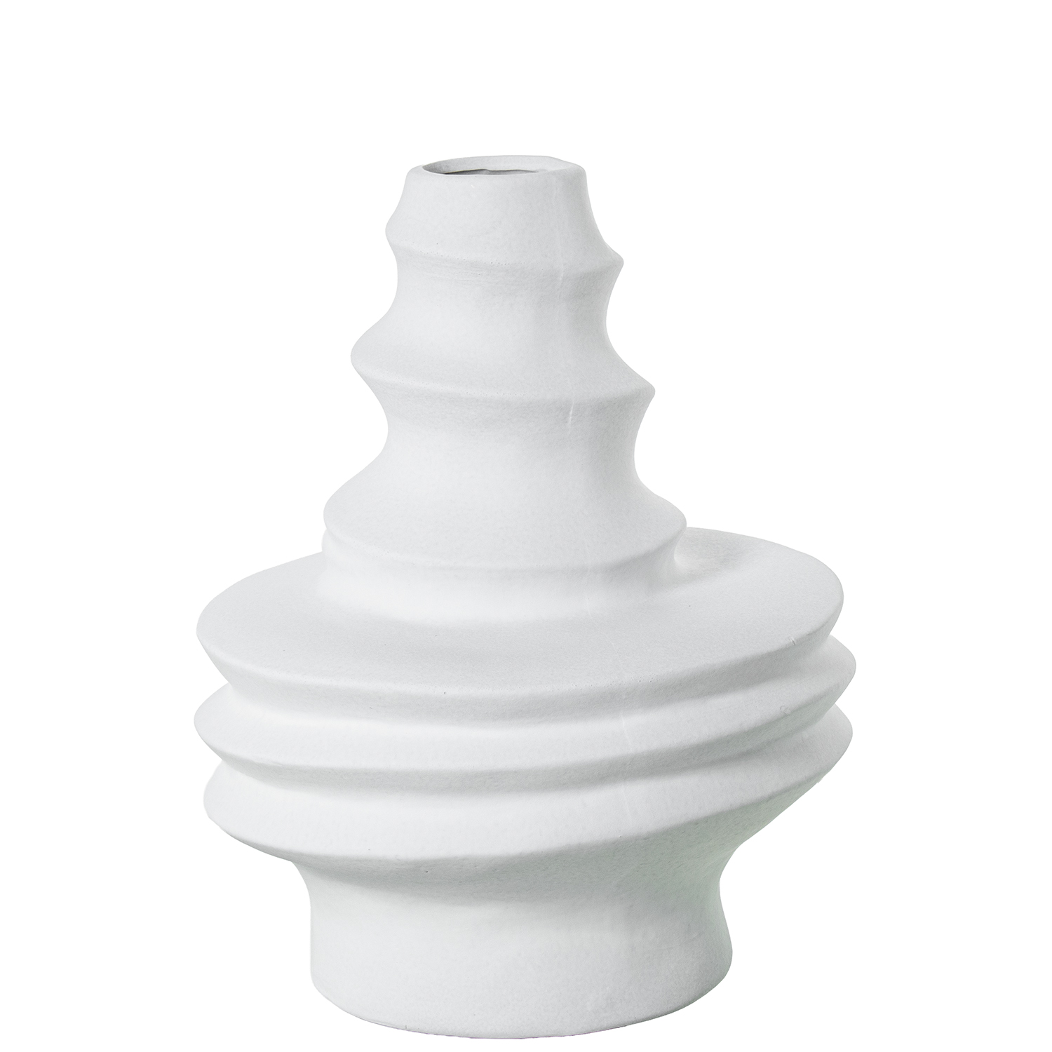 JARRON CERAMICA BLANCO