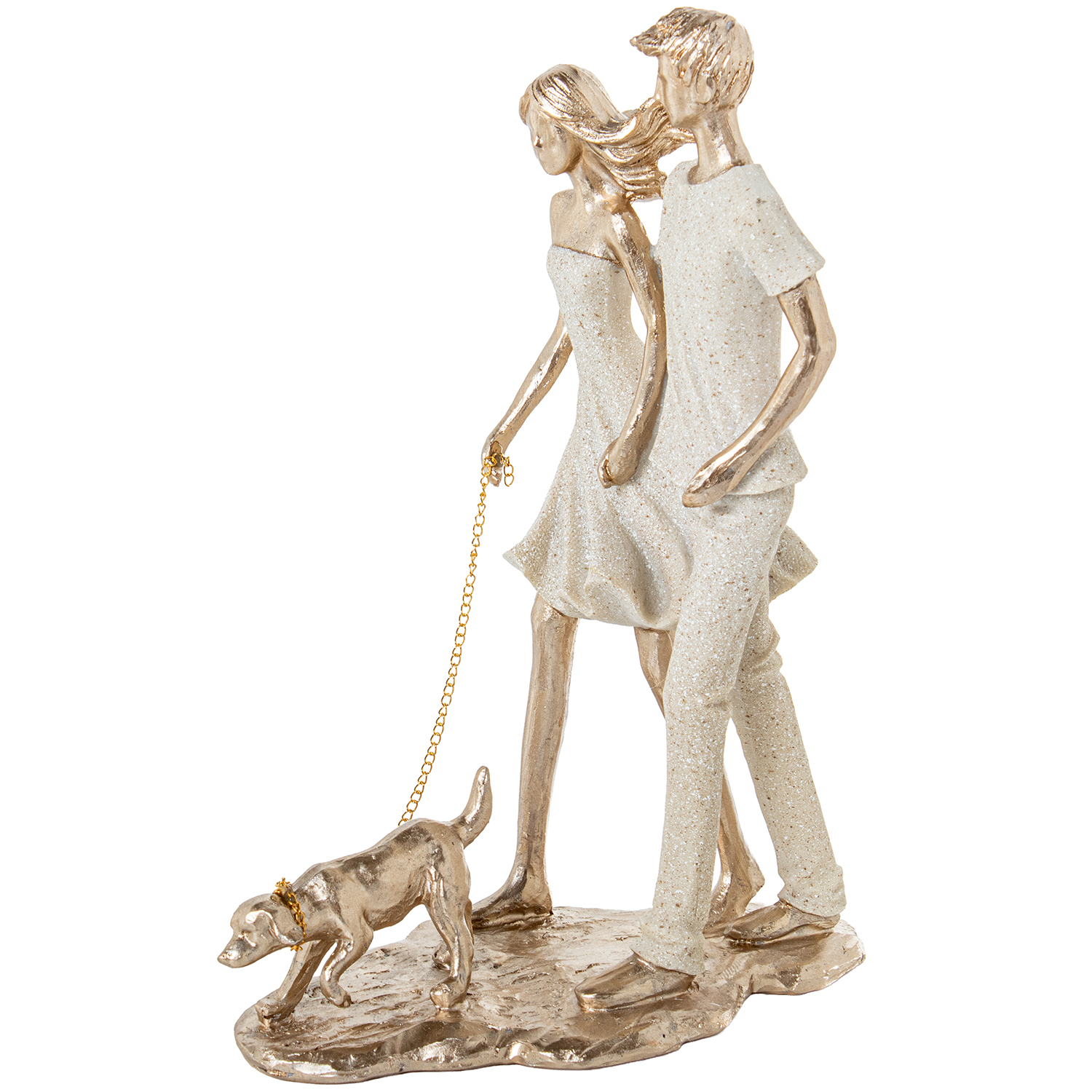 FIGURA RESINA FAMILIA C/PERROEIGE