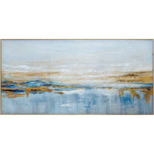 CUADRO LIENZO MADERA C/MARCO 70X90 CM. ABSTRACTO