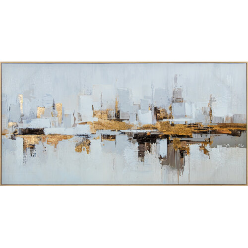 CUADRO LIENZO MADERA C/MARCO 70X140 CM. ARBOL