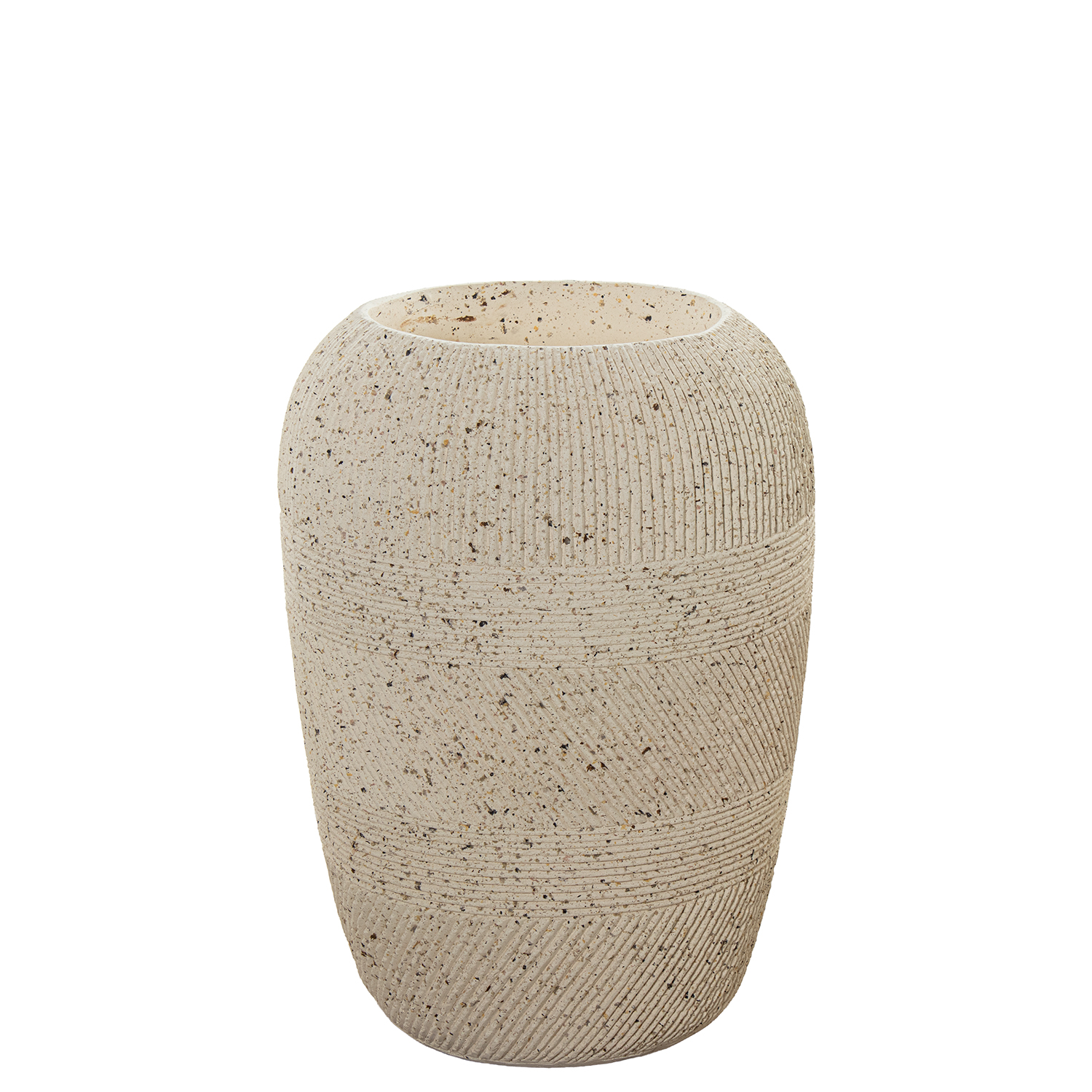 MACETERO 73CM FIBRA DE VIDRIOA FIBRA VIDRIO CRUDO RUGOSO