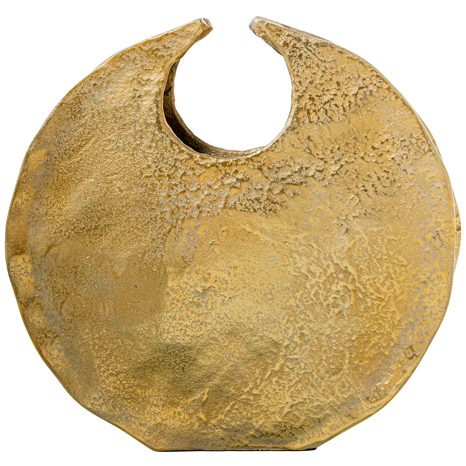 JARRÓN ALUMINIO 35CM ORO