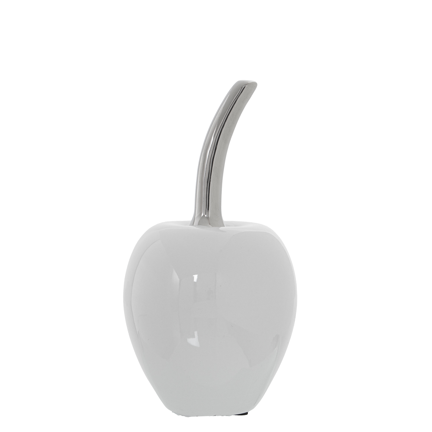 FIGURA CERÁMICA BLANCA CEREZAC/RABO DORADO