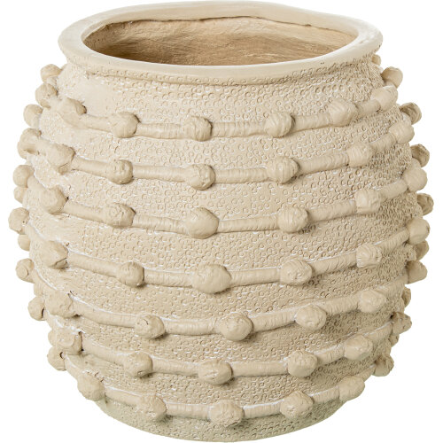 JARRÓN CERÁMICA BEIGE