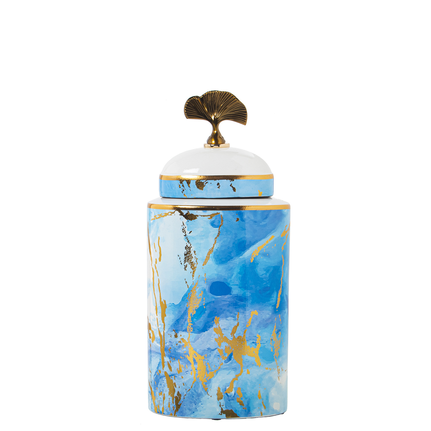 TIBOR CERÁMICA BLANCO/AZUL/DORA BLANCO/DORADO