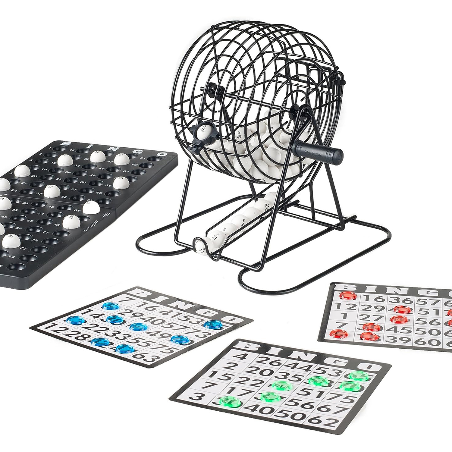 JUEGO DE BINGO 75 BOLAS, TAMBO