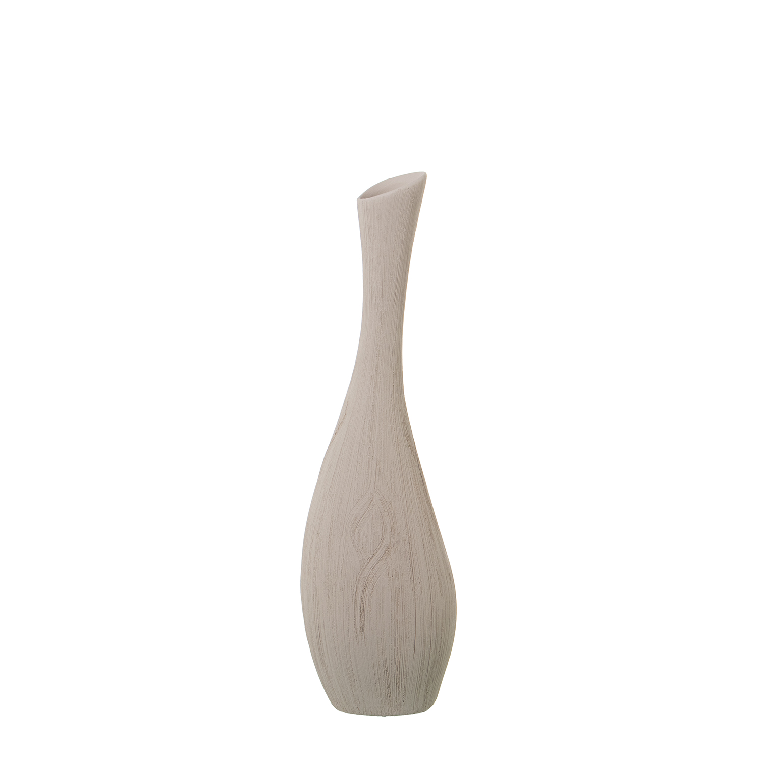 JARRON CERAMICA 60CM RAYADO CRNCO MATE