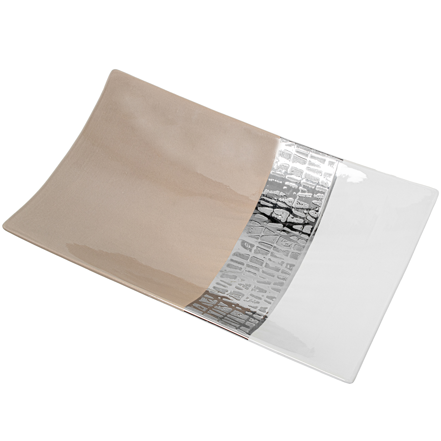 CENTRO RECTANGULAR CERAMICA BLEIGE