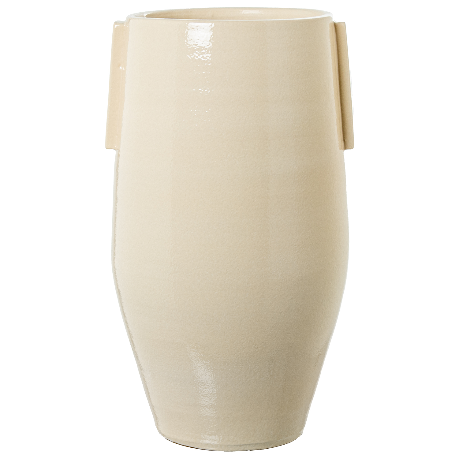 JARRÓN CERAMICA 40CM CREMA CRAATE