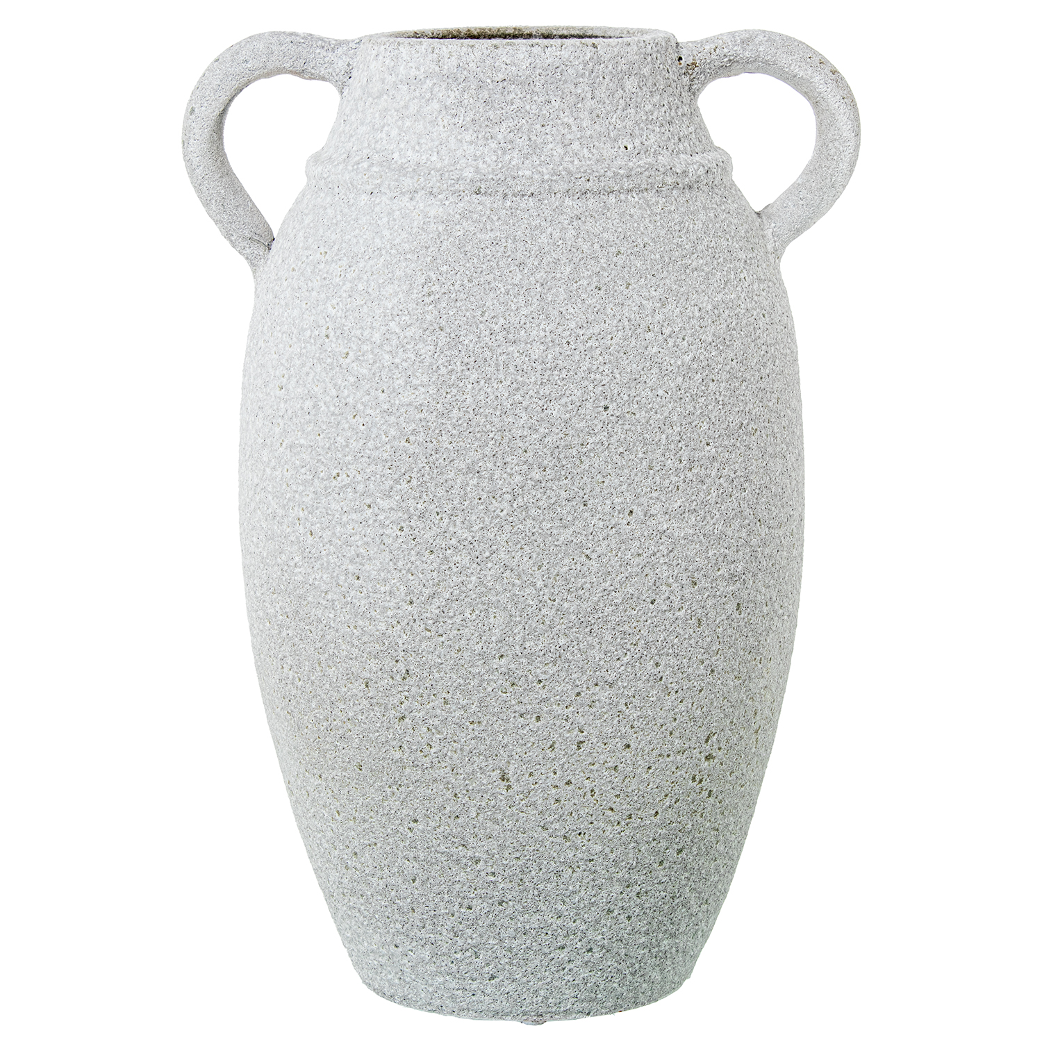 JARRÓN CERÁMICA C/ASAS 40CM BLLIMENTACIÓN USB