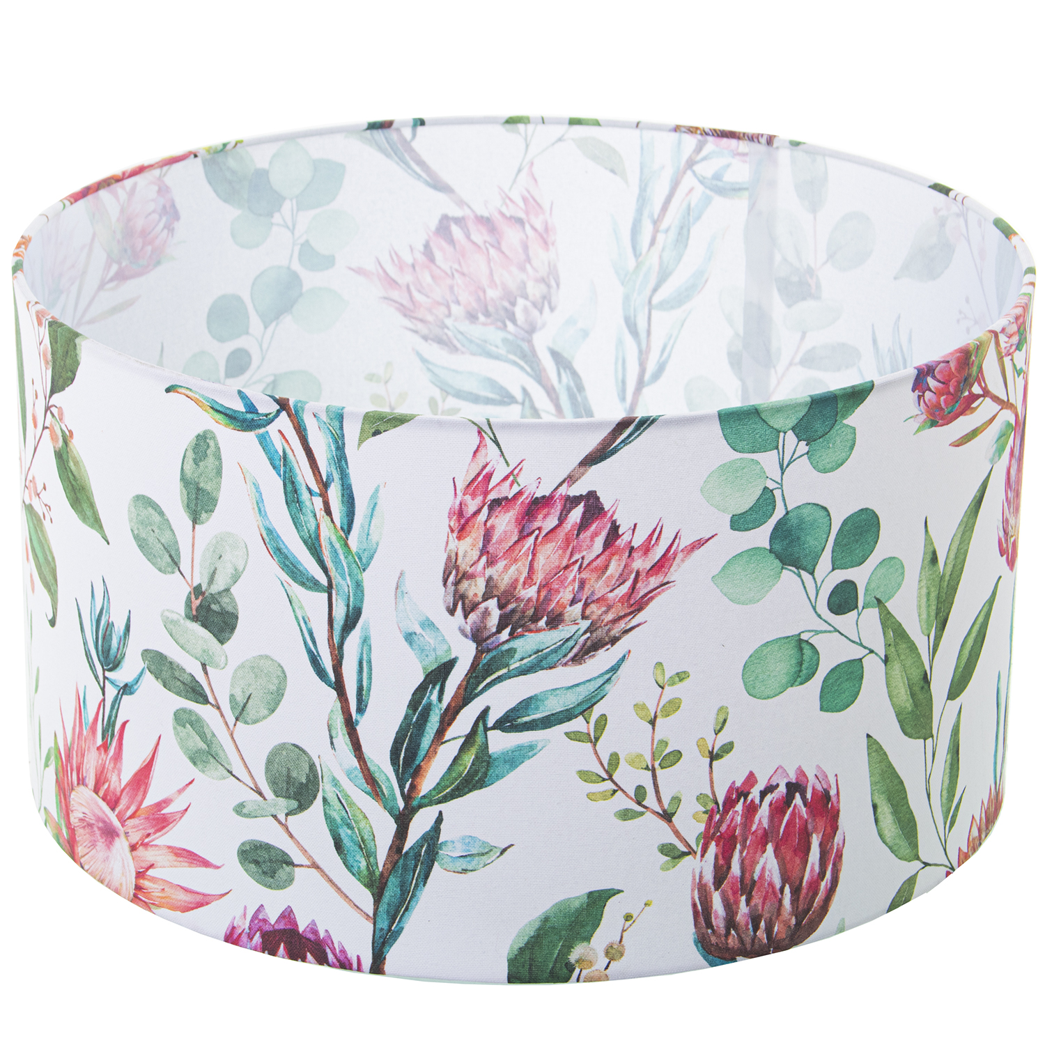 PANTALLA CILÍNDRICA ESTAMPADA