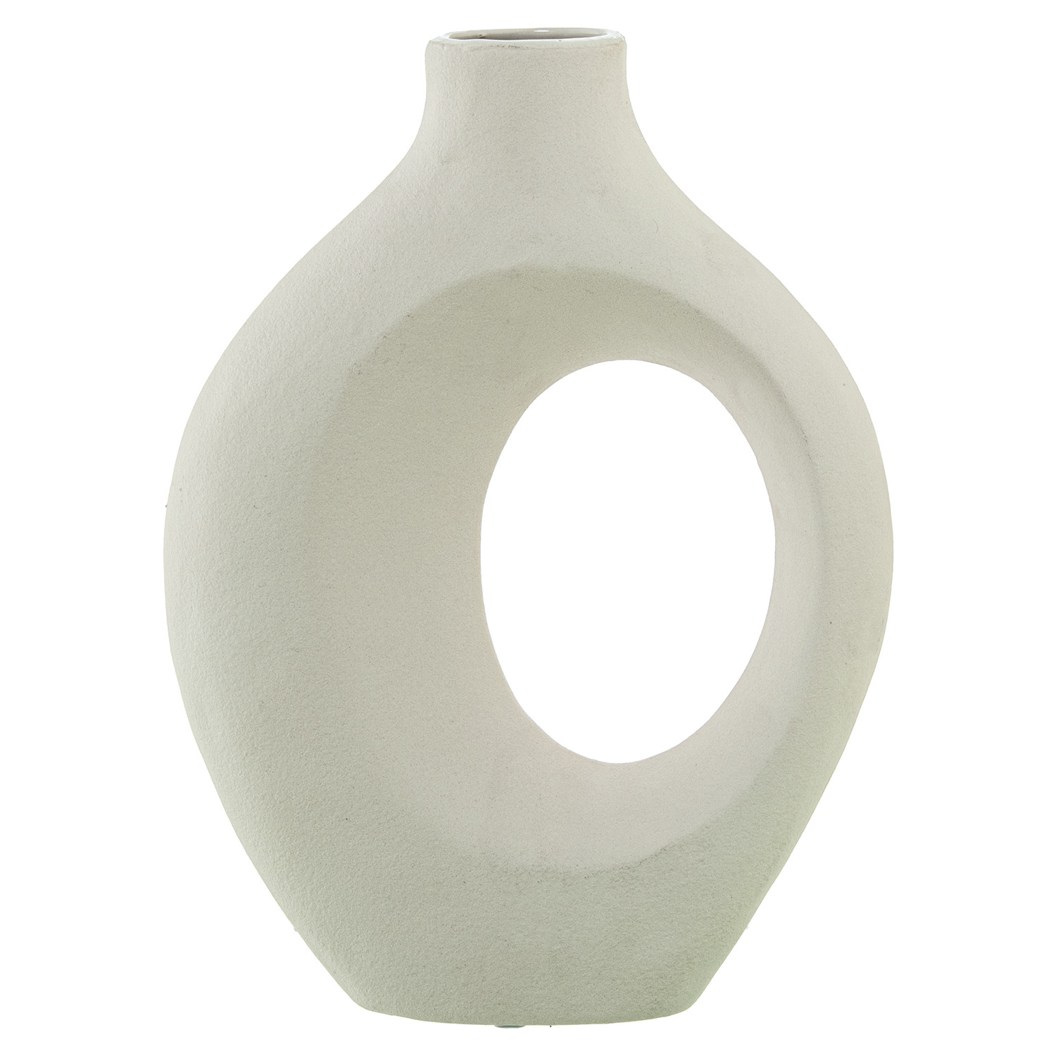 JARRÓN CERÁMICA 31CM BLANCO MA