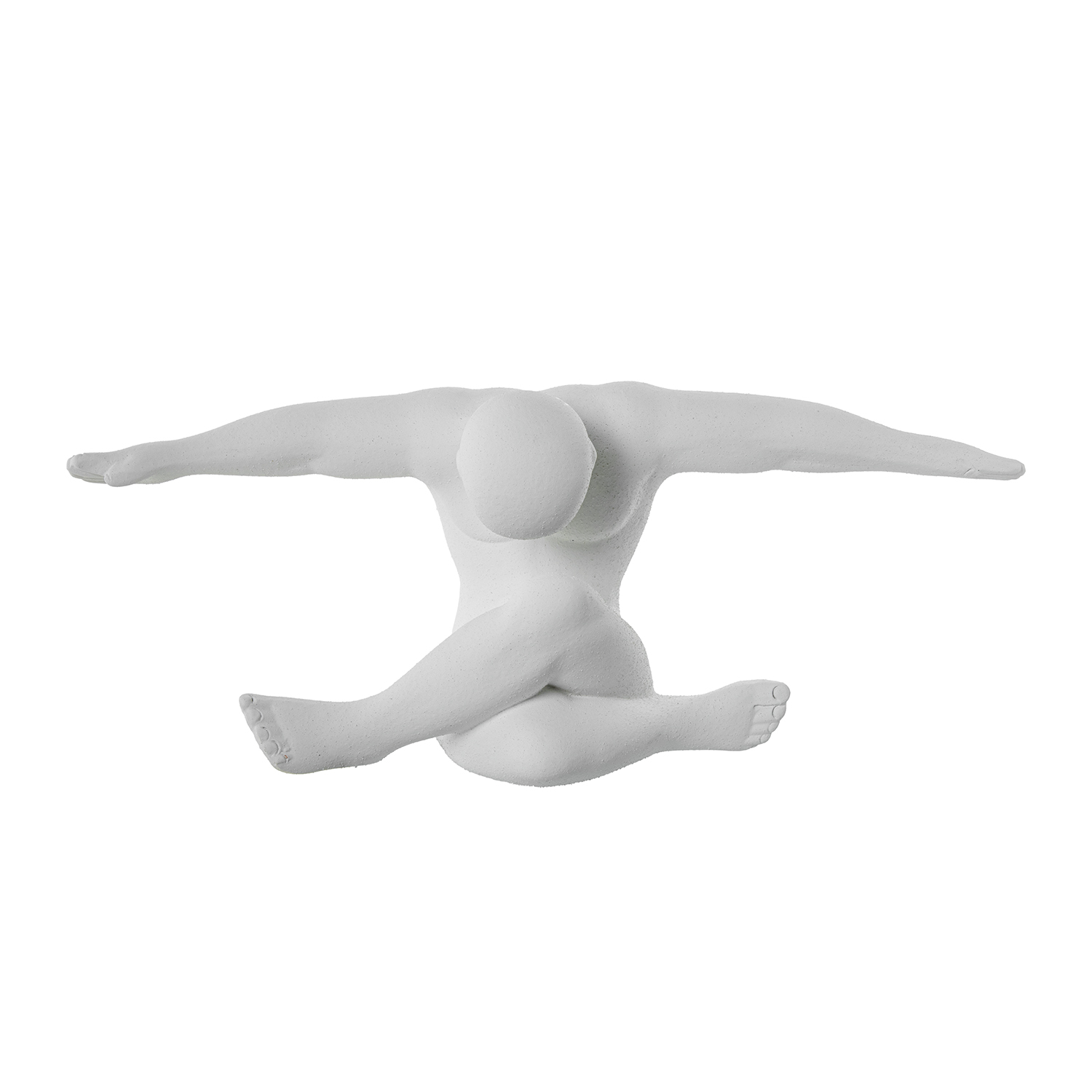 FIGURA CERÁMICA ATLETA BLANCO