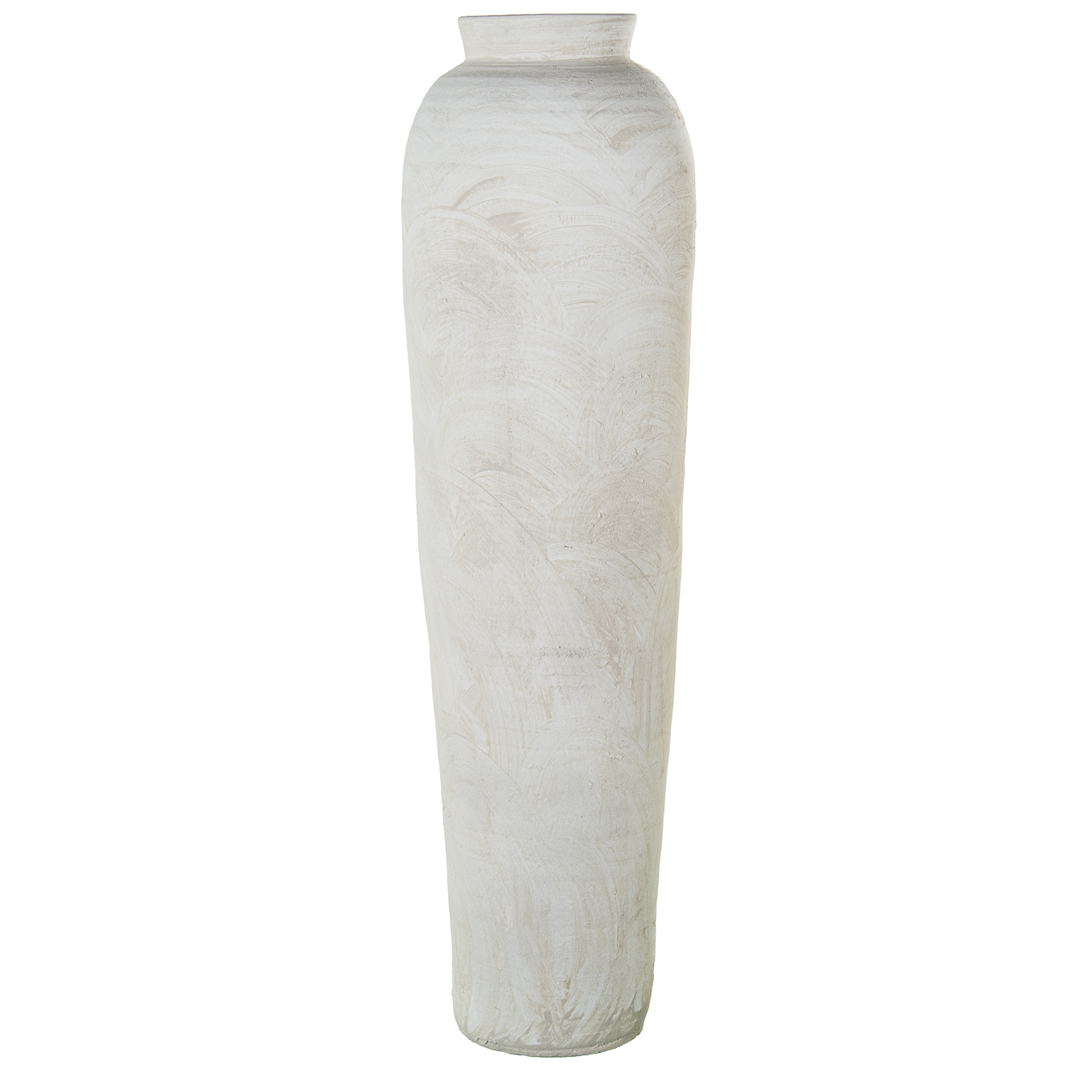 JARRÓN CERÁMICA 100CM BLANCO MTE