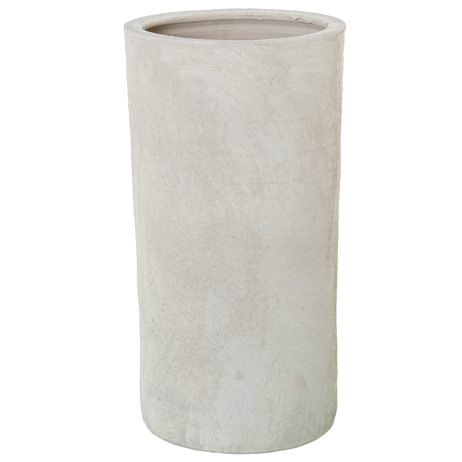 PARAGÜERO CILINDRO CERÁMICA BLANCO MATE
