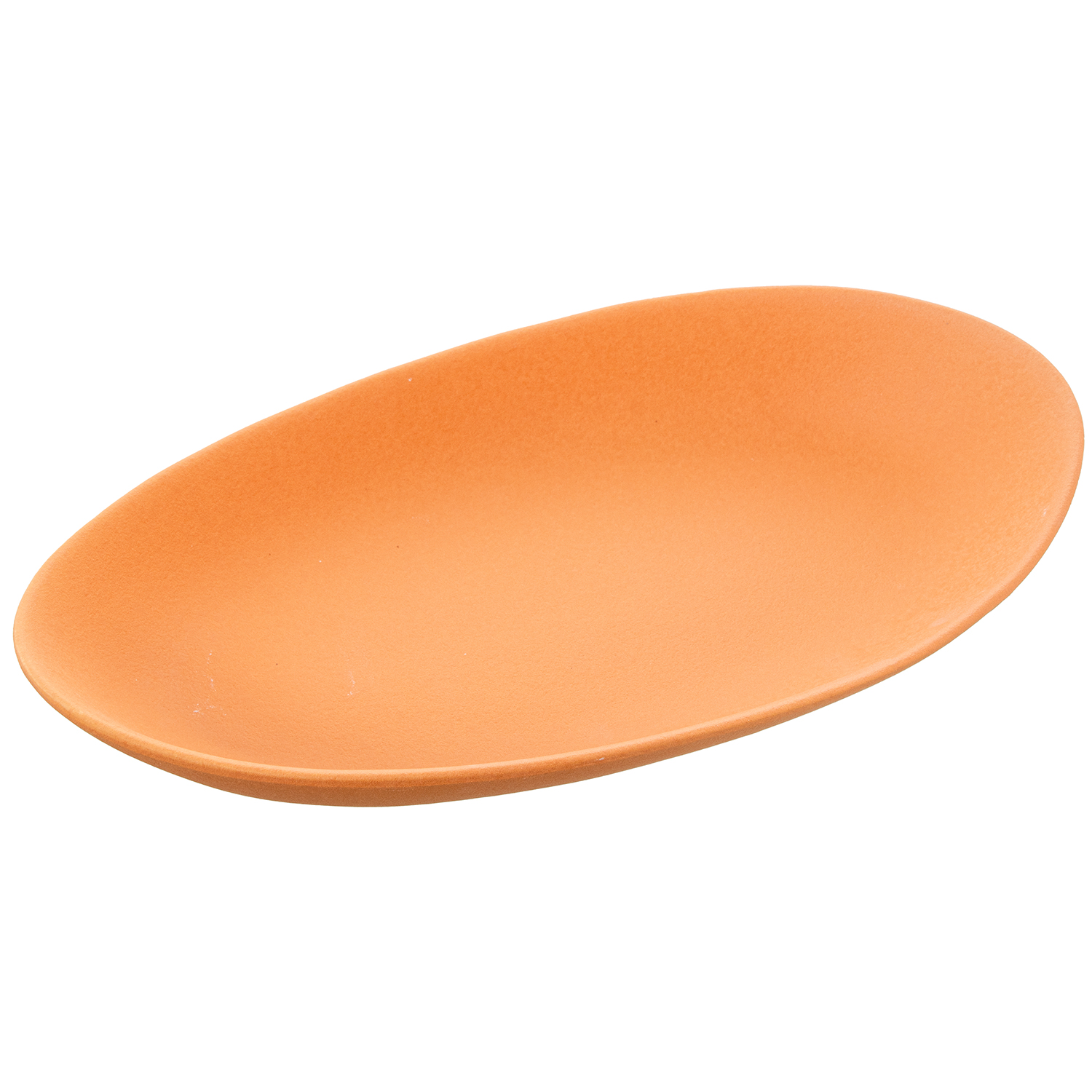 CENTRO CERAMICA OVALADO MARRON CREMA RUGOSA