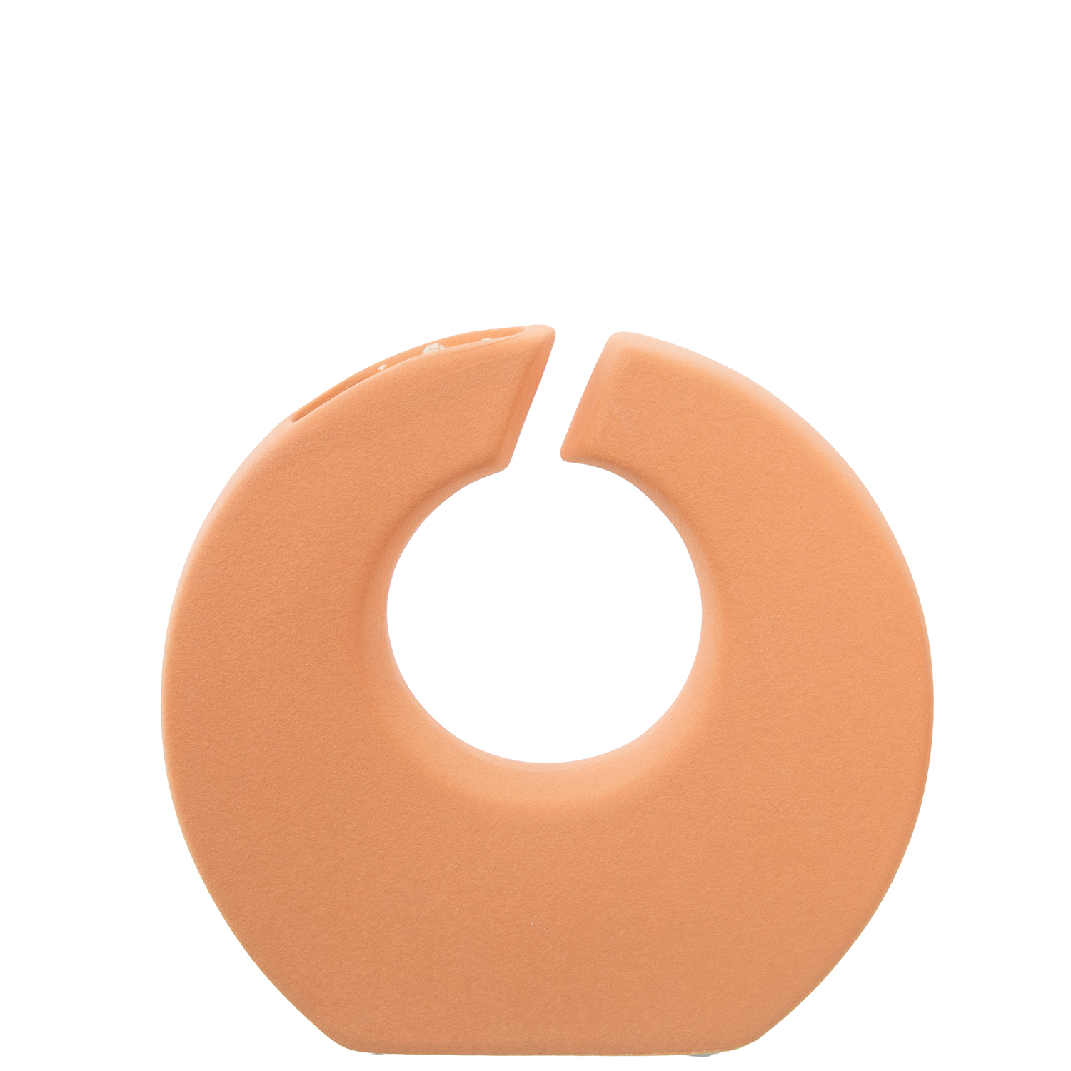 JARRON CERAMICA 20CM MARRON TEJA