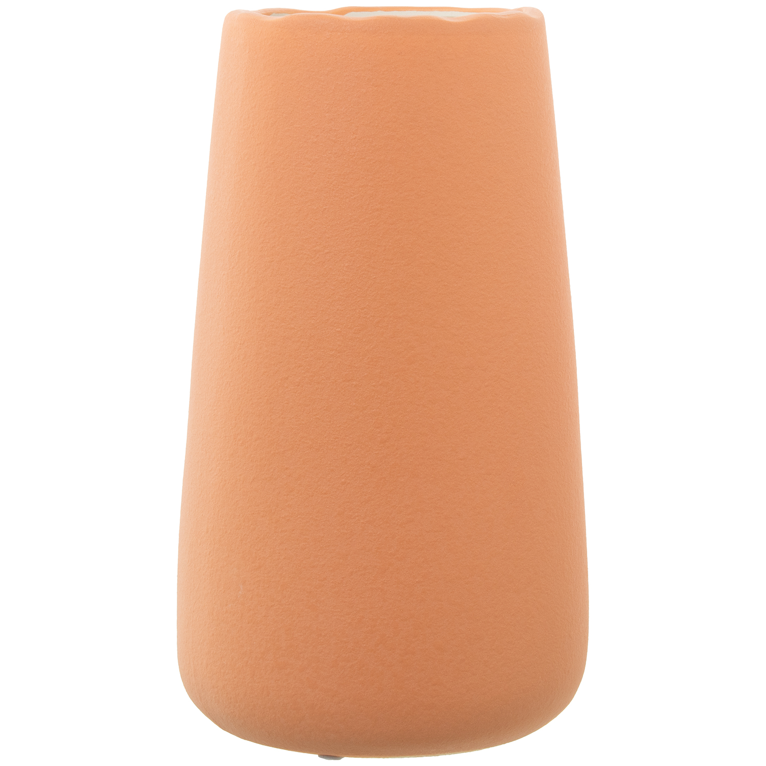 JARRON CERAMICA 28CM MARRON TEJA