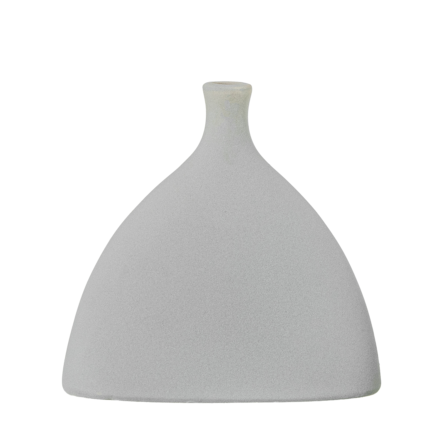 JARRON CERAMICA 18CM GRIS CLARRIS CLARO