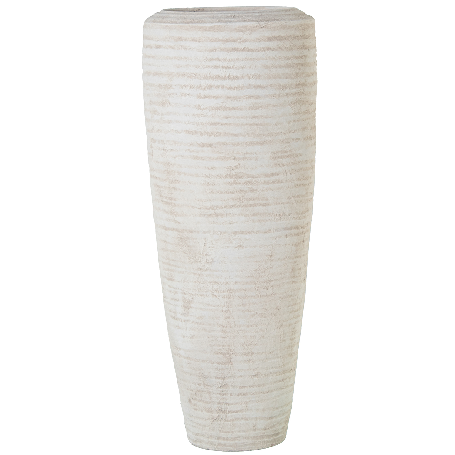 JARRÓN CERÁMICA 80CM BEIGE ARESTICO